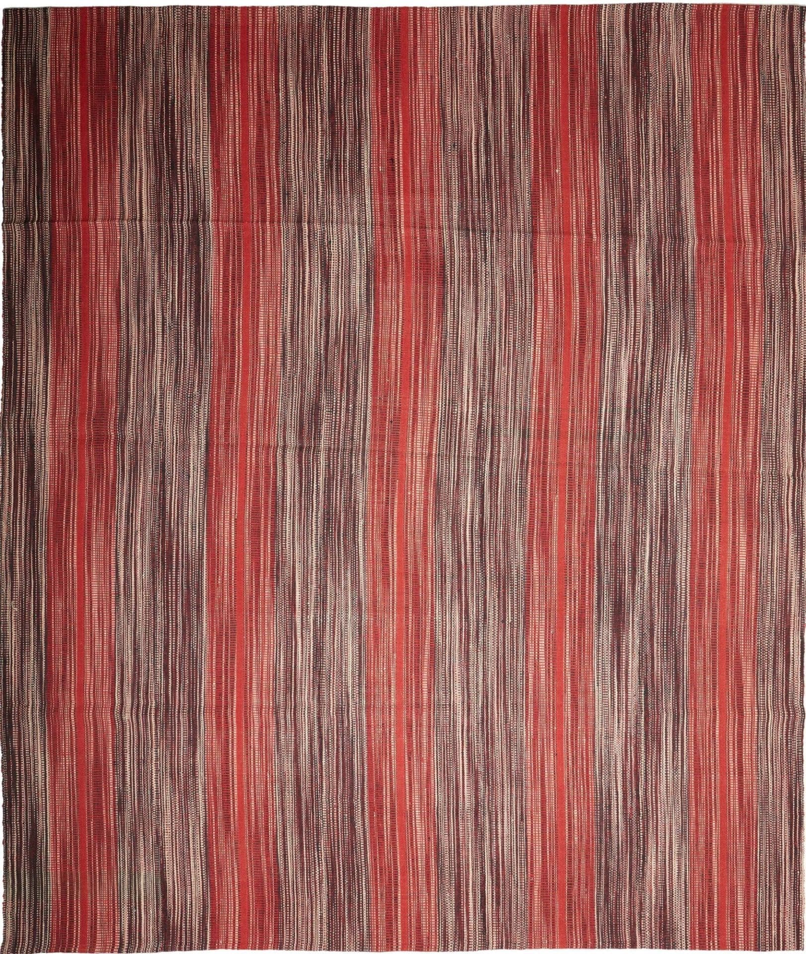 Kelim Teppich 260 x 304cm, handgewebt, rustikales Flair mit Wolle