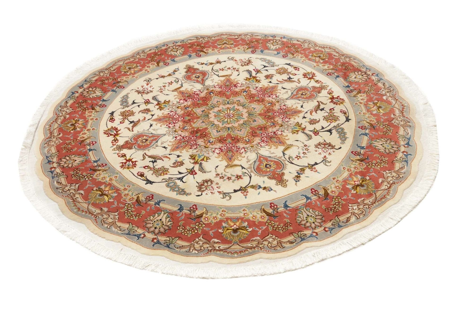 Täbriz 50 Raj 158 x 155cm – Handgeknüpfter Perserteppich