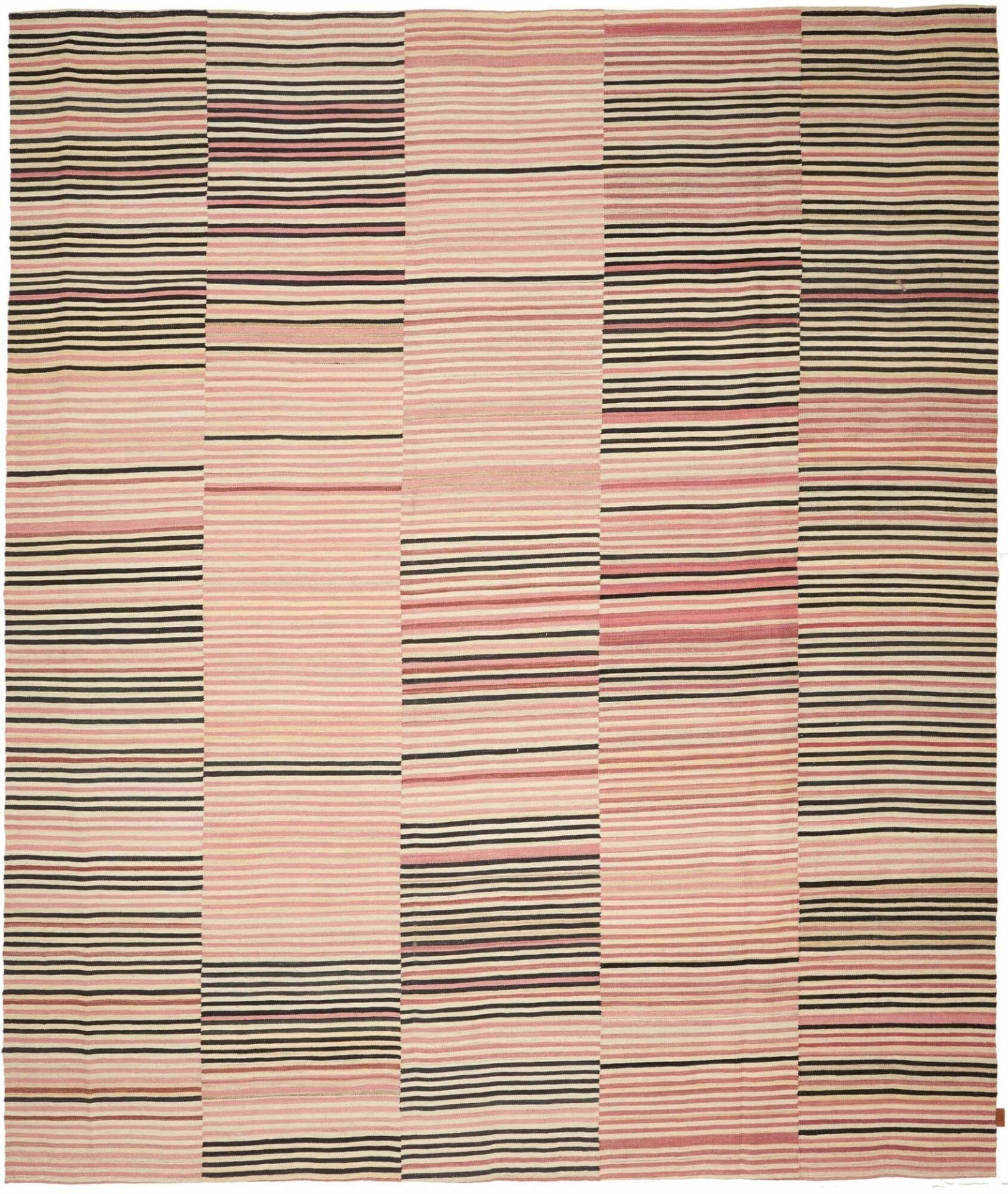 Kelim Neo 255 x 300cm, handgewebt, rustikaler Stil, Wolle/Baumwolle