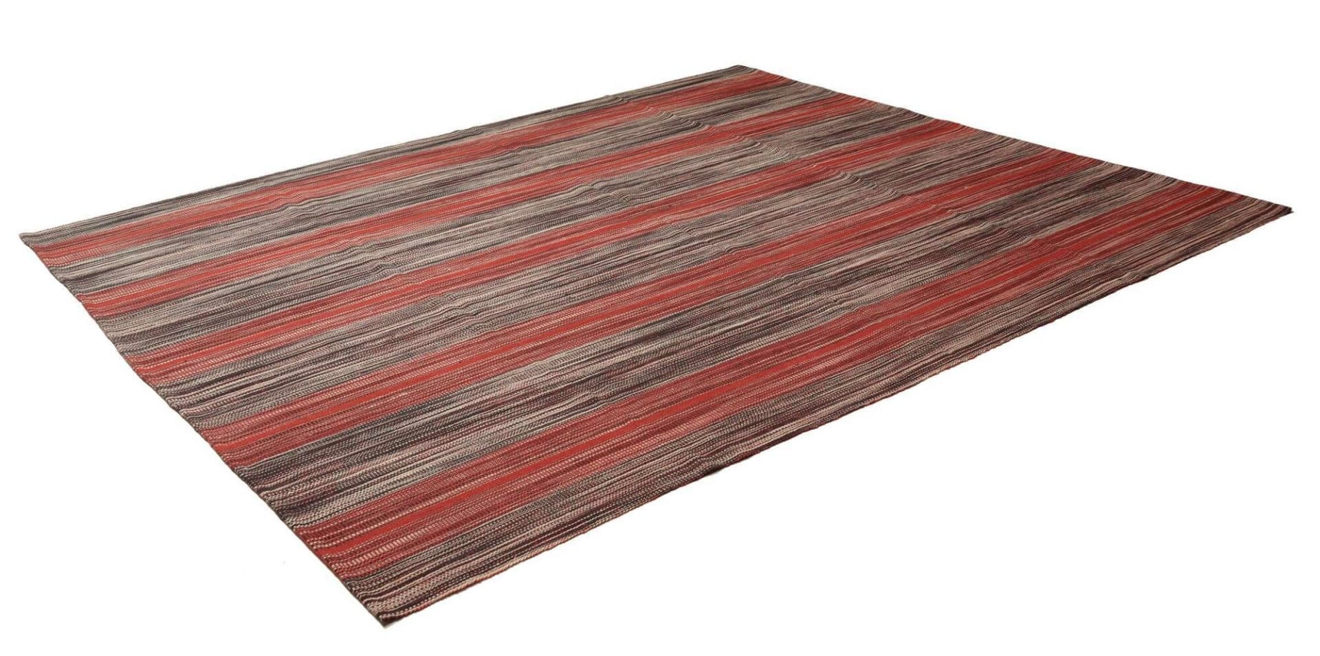 Kelim Teppich 260 x 304cm, handgewebt, rustikales Flair mit Wolle