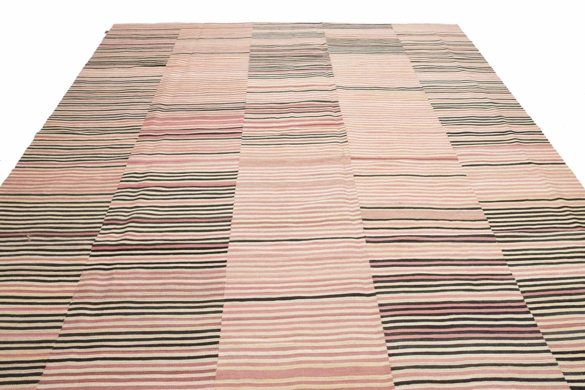 Kelim Neo 255 x 300cm, handgewebt, rustikaler Stil, Wolle/Baumwolle