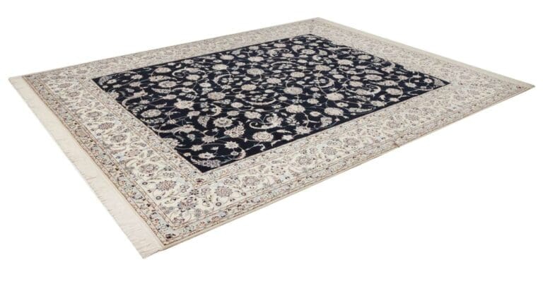 Nain Teppich 259 x 309cm, florales Design, Schurwolle, handgeknüpft