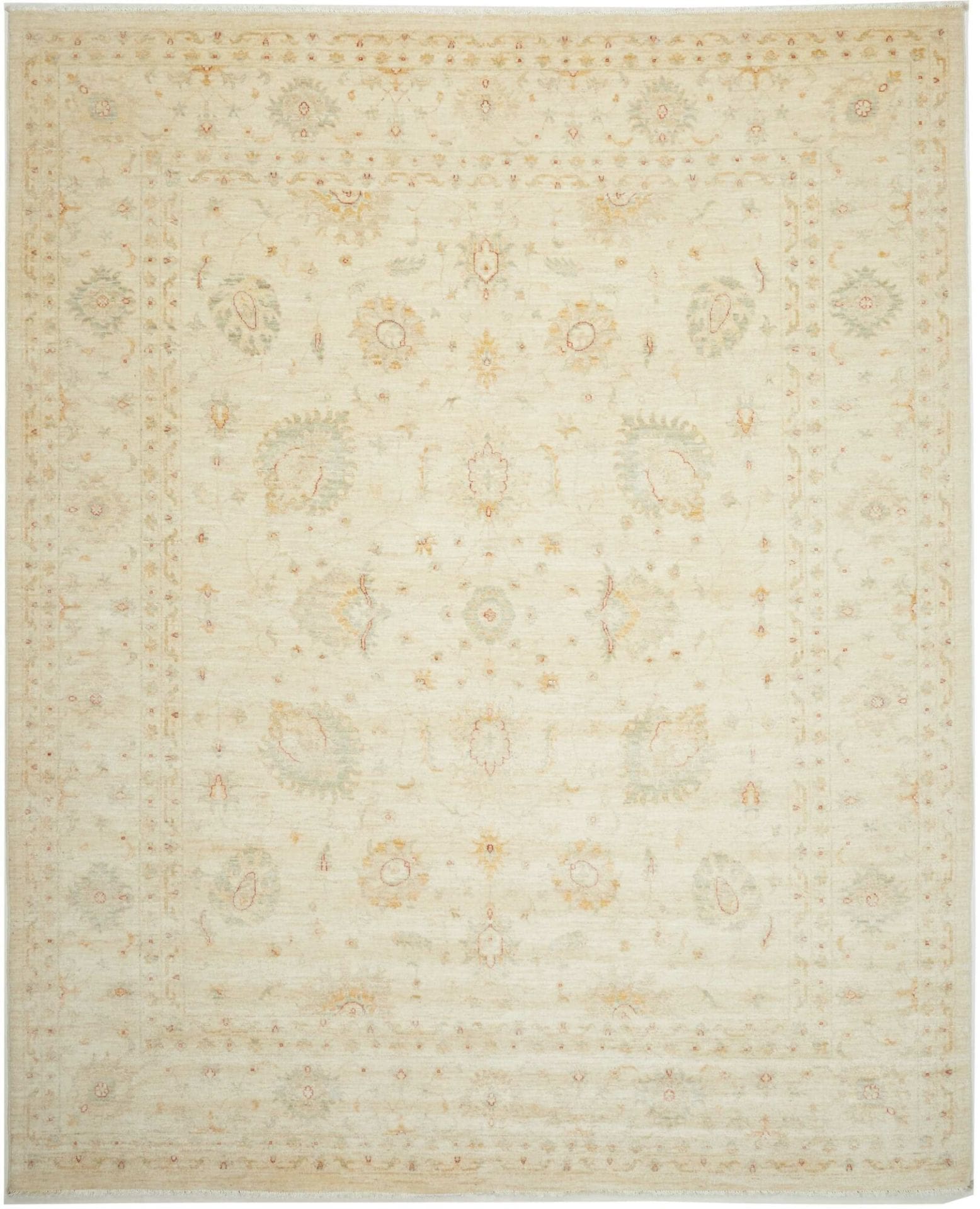 Ziegler Orientteppich 253 x 301 cm aus Schurwolle, handgeknüpft