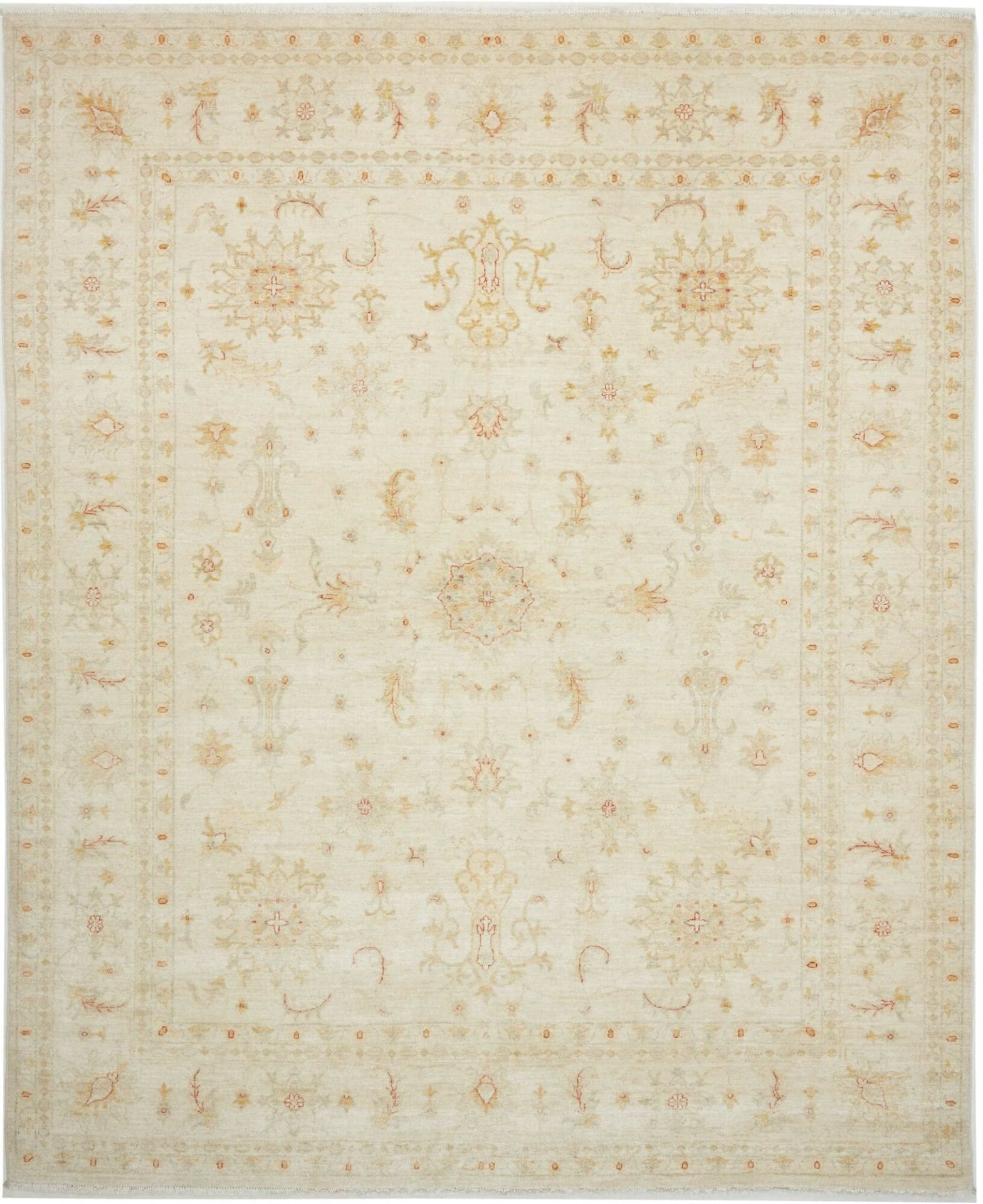 Ziegler Orientteppich 248 x 295 cm aus Schurwolle, handgeknüpft