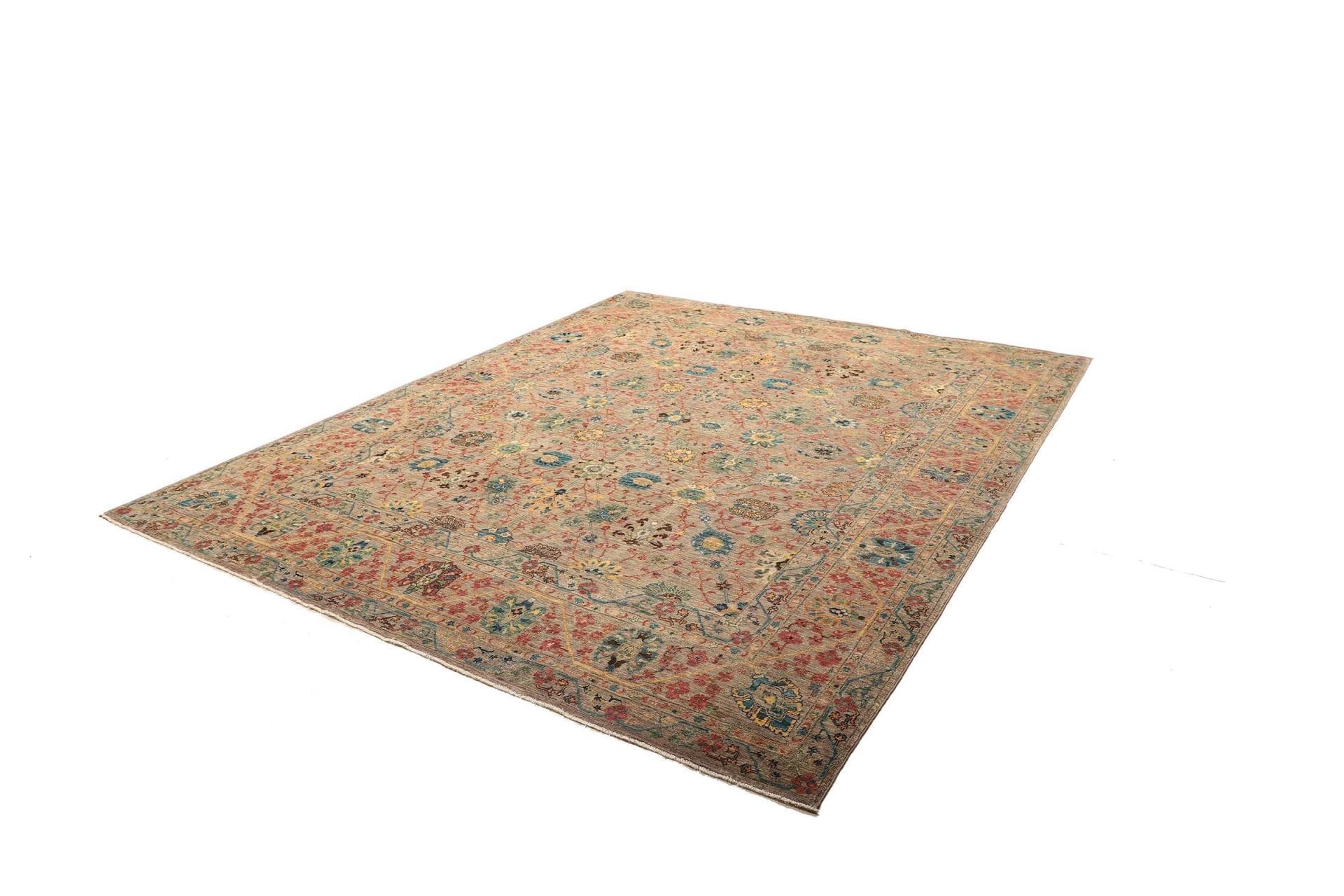 Mamluk Orientteppich 255 x 301 cm, Schurwolle, handgeknüpft