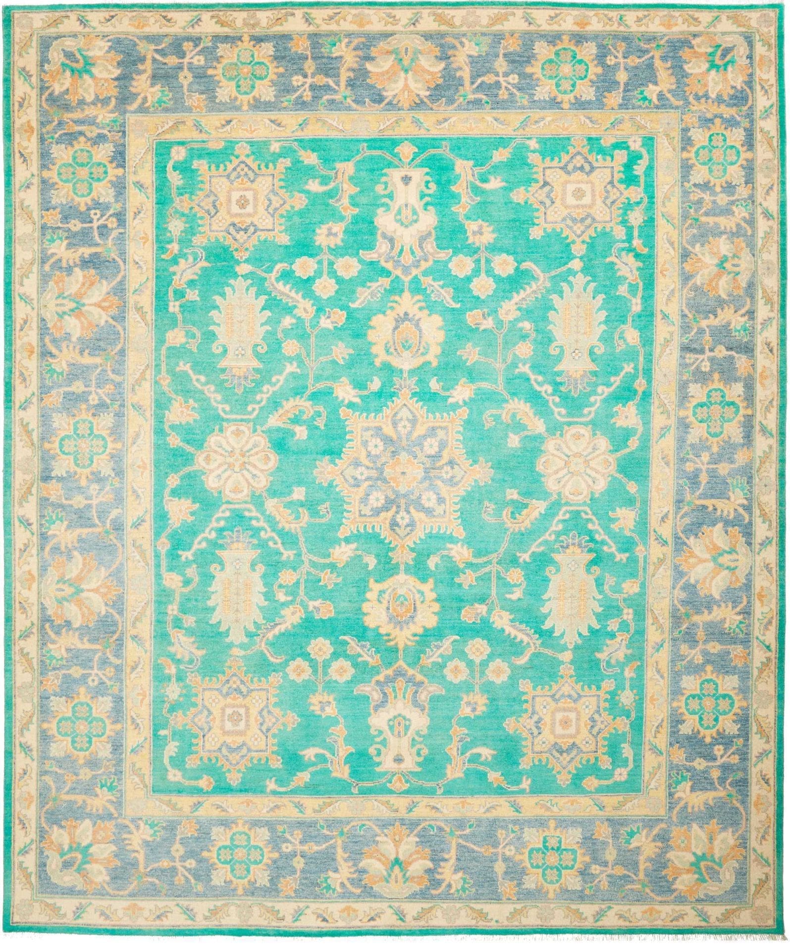 Ziegler Orientteppich 255 x 300cm aus Schurwolle, handgeknüpft H1