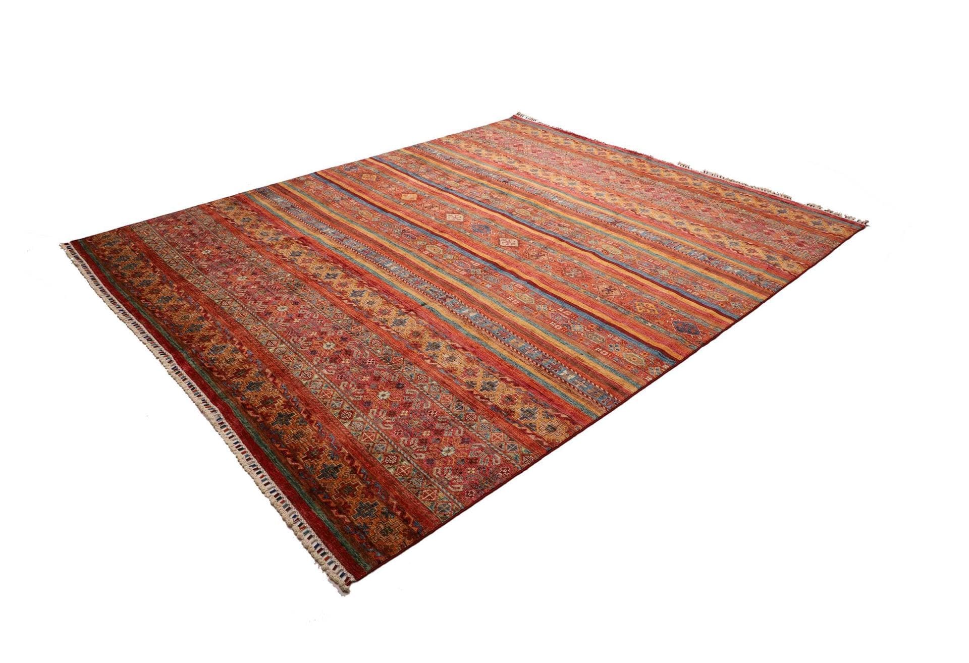 Samarkand Orientteppich 245 x 292 cm aus Schurwolle, handgeknüpft