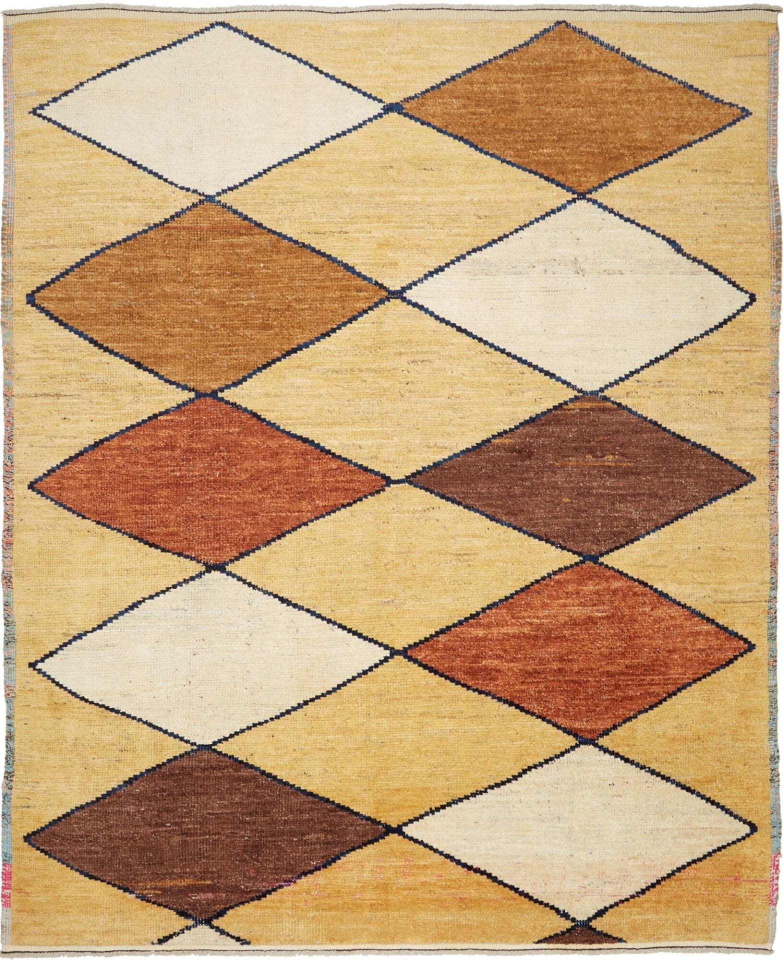 Orientteppich Berber 253 x 302 cm – Handgeknüpft aus Wolle