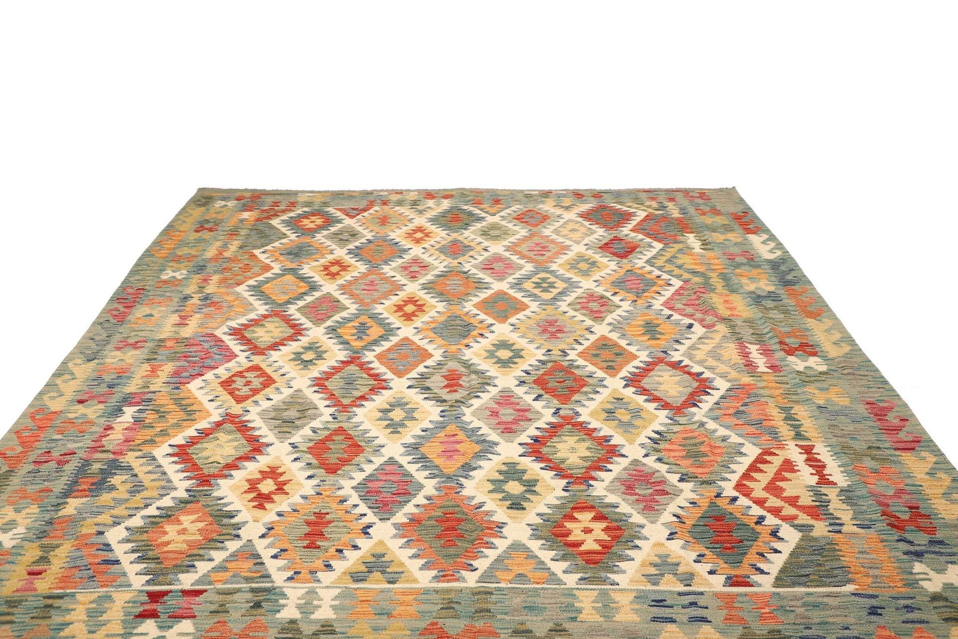 (Verkauft) Orientteppich Kelim 260 x 298cm, Schurwolle, handgewebt