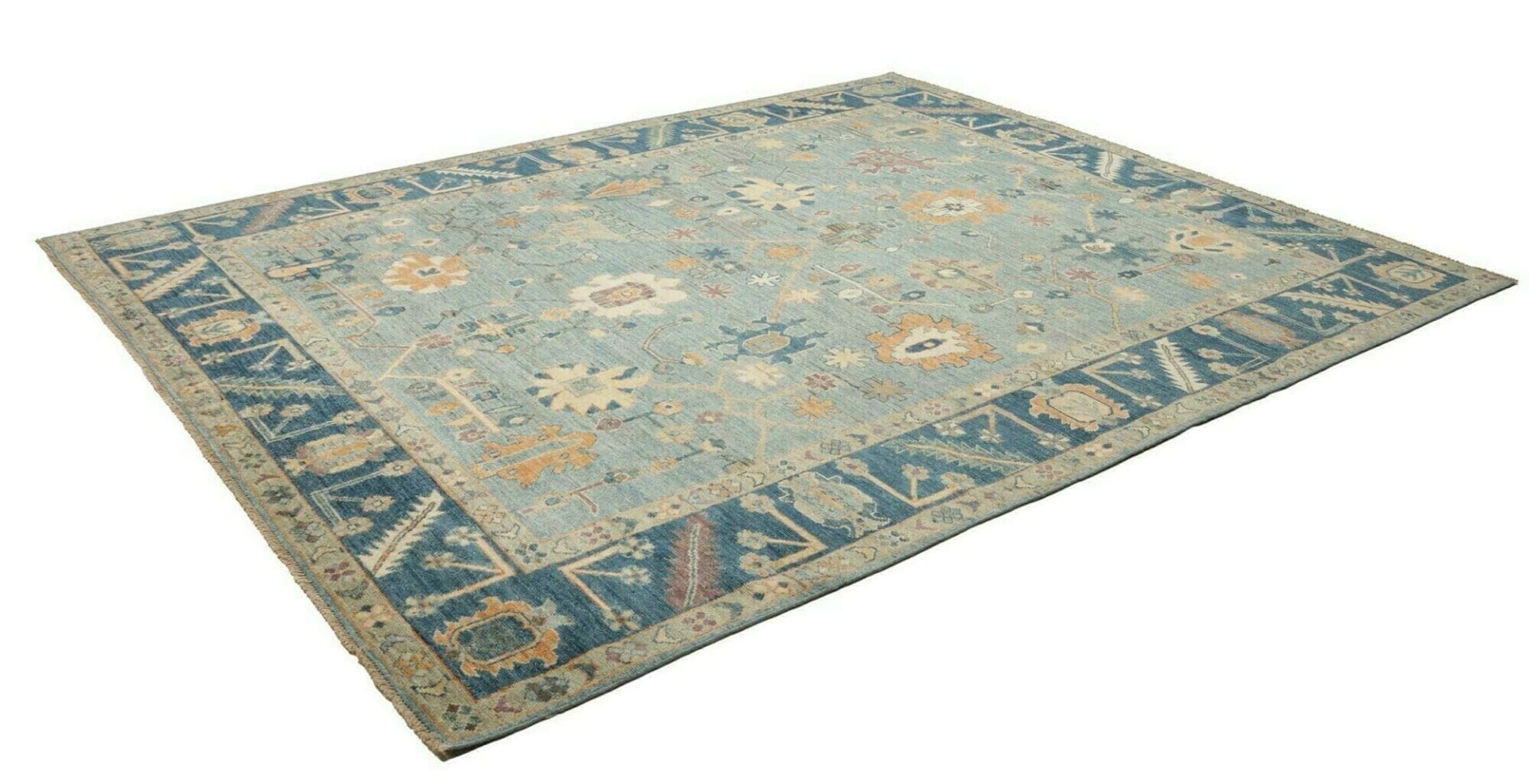 Ziegler Oushak 253 x 302cm, handgeknüpft, Schurwolle, Orientteppich