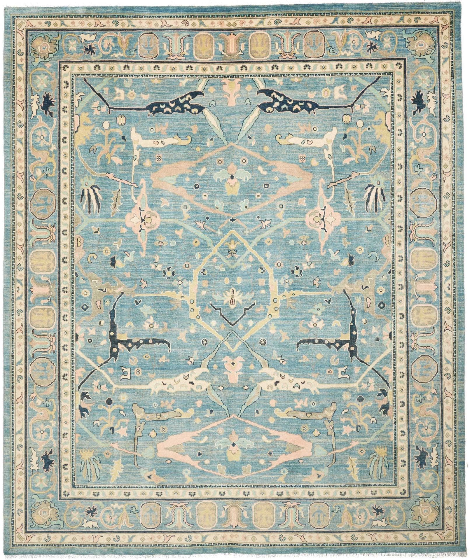Ziegler Orientteppich 250 x 294cm, Schurwolle, handgeknüpft