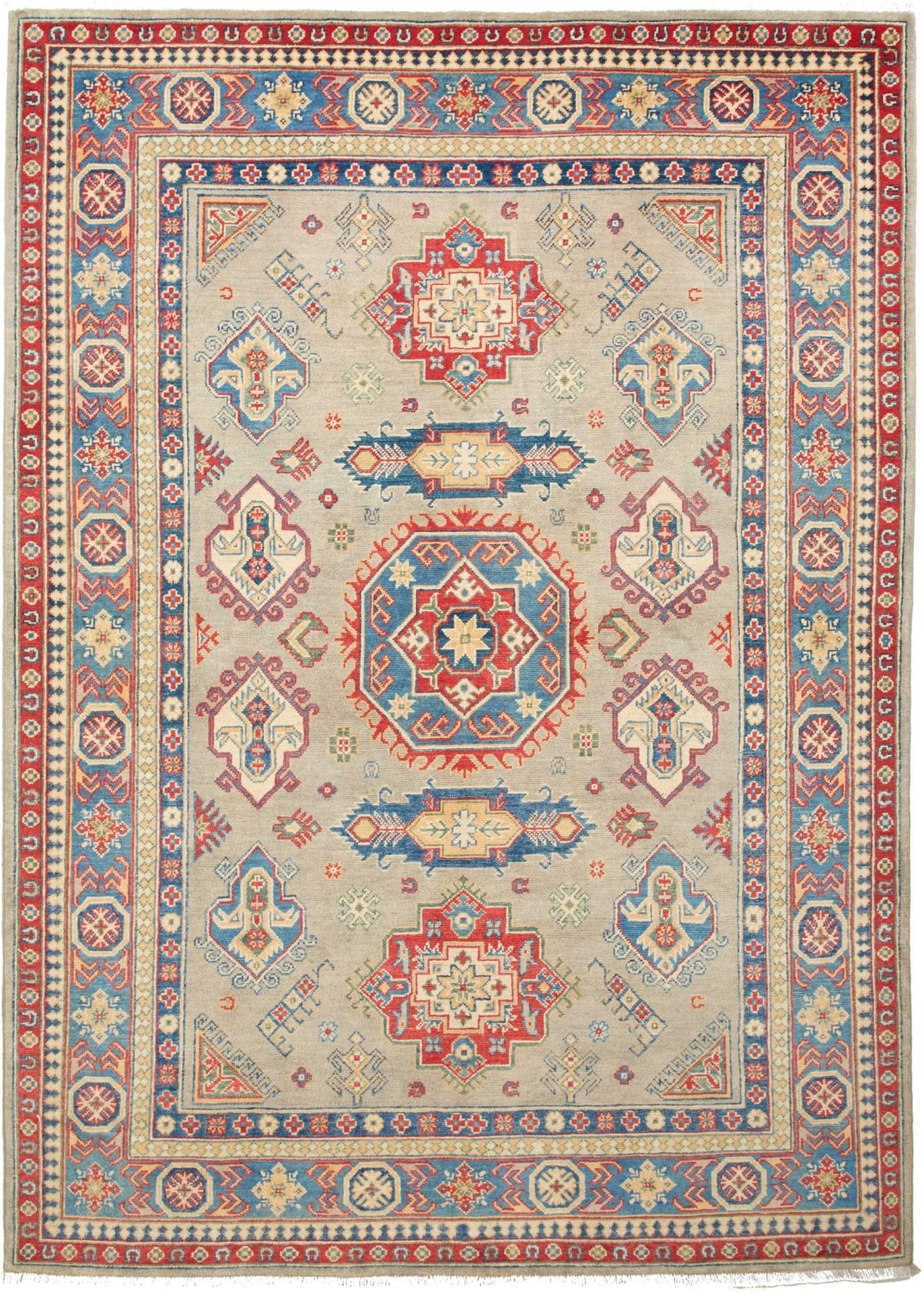 Kazak Teppich 180 x 247cm, Schurwolle, handgeknüpft, Orientteppich
