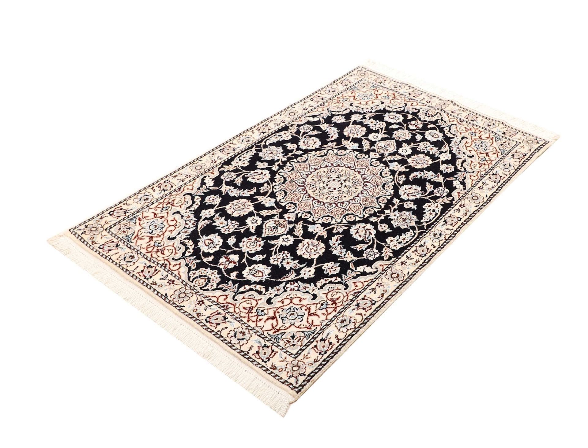 Persischer Nain Teppich 85 x 130cm - Handgeknüpft aus Schurwolle