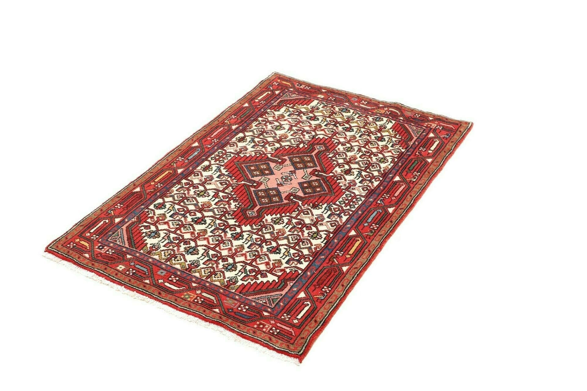Orientteppich Hamadan 83 x 128 cm - Handgeknüpft, Schurwolle