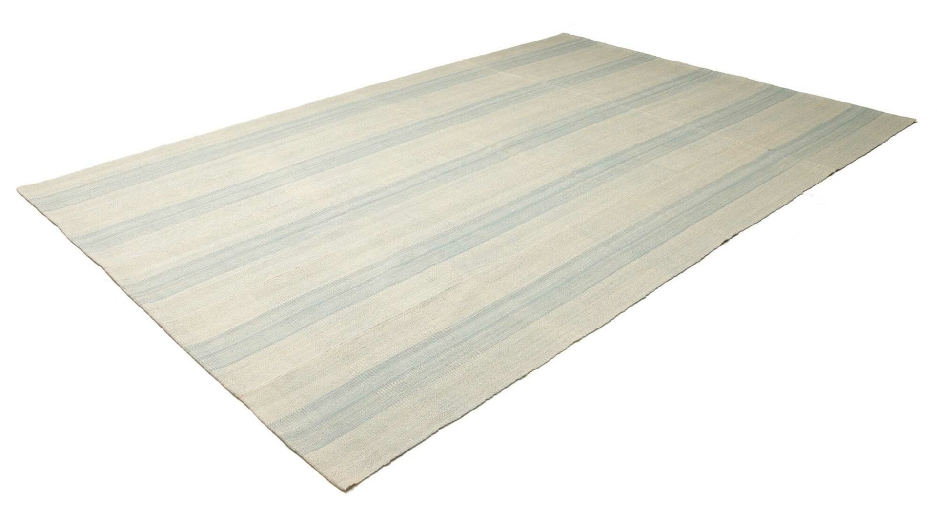 Kelim Teppich 223 x 327cm, handgewebt, rustikales Flair, warm