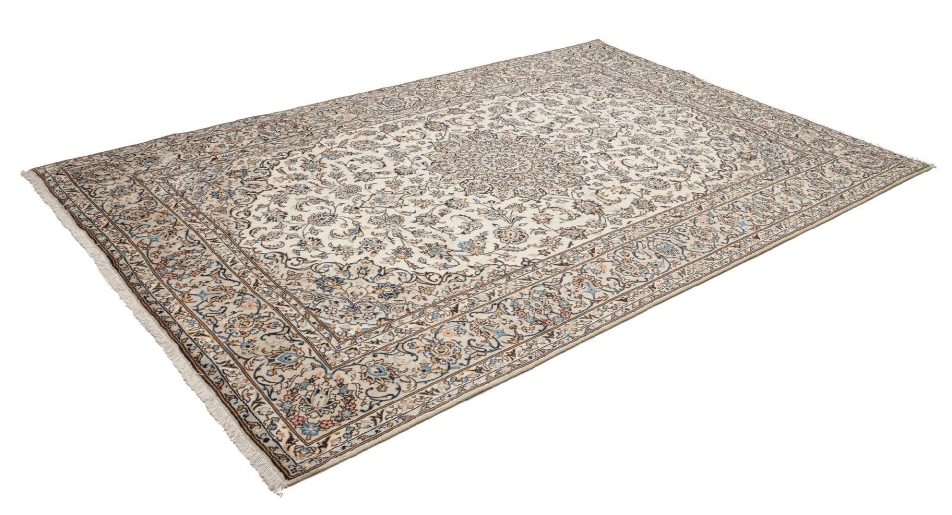 Kashan Teppich 205 x 333cm – Handgeknüpft, Perserteppich, Schurwolle