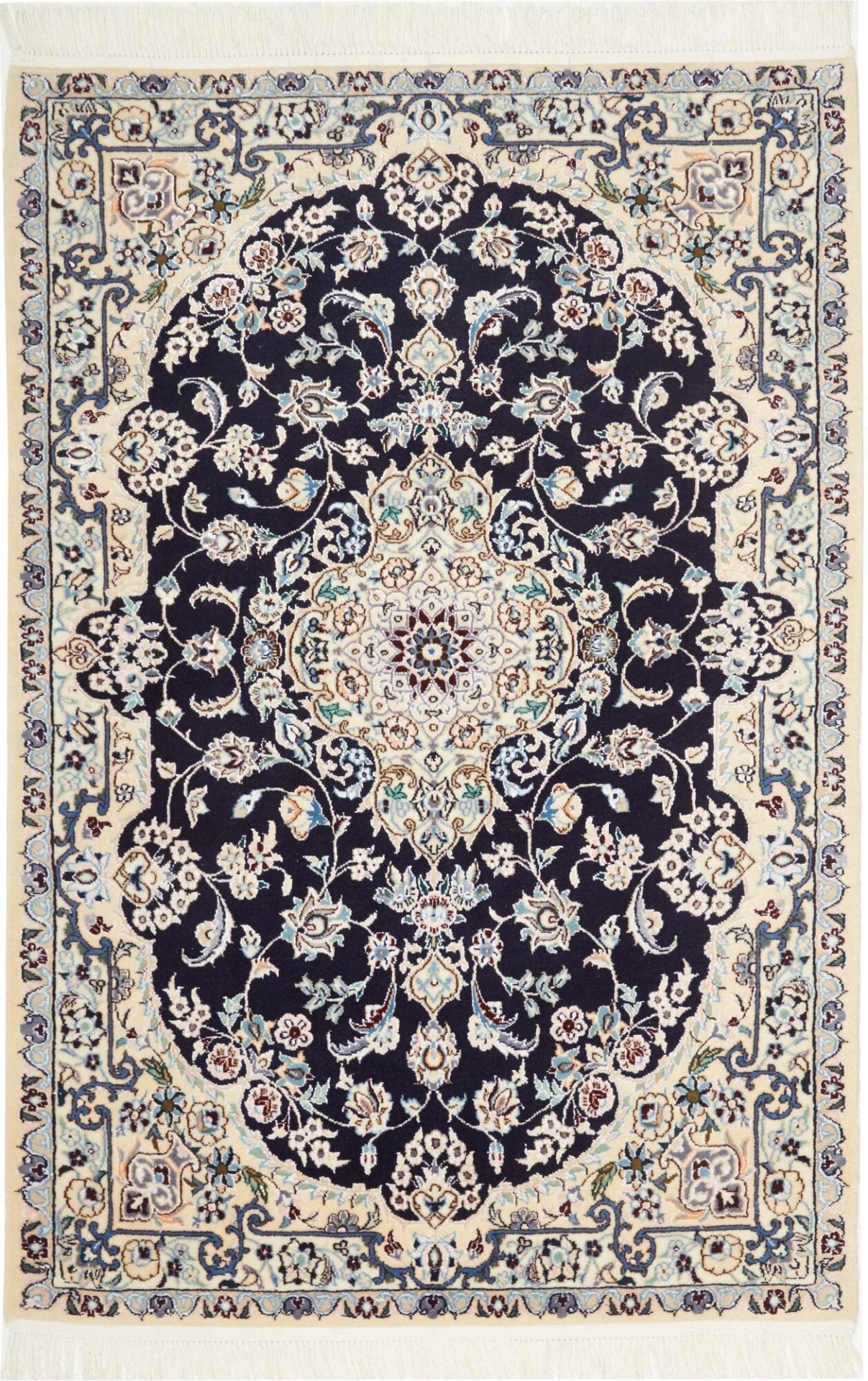 Nain 6La 84 x 124cm Perserteppich aus Schurwolle, handgeknüpft