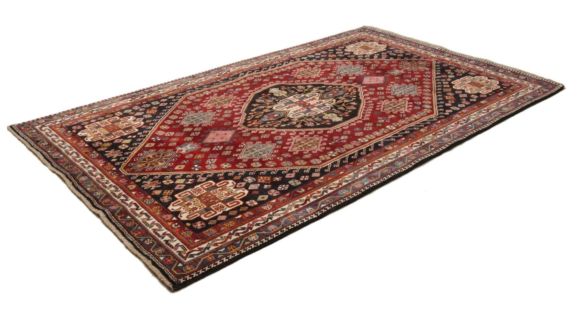 Gashghai Teppich 173 x 278 cm – handgeknüpft, Wolle, bunt, Iran