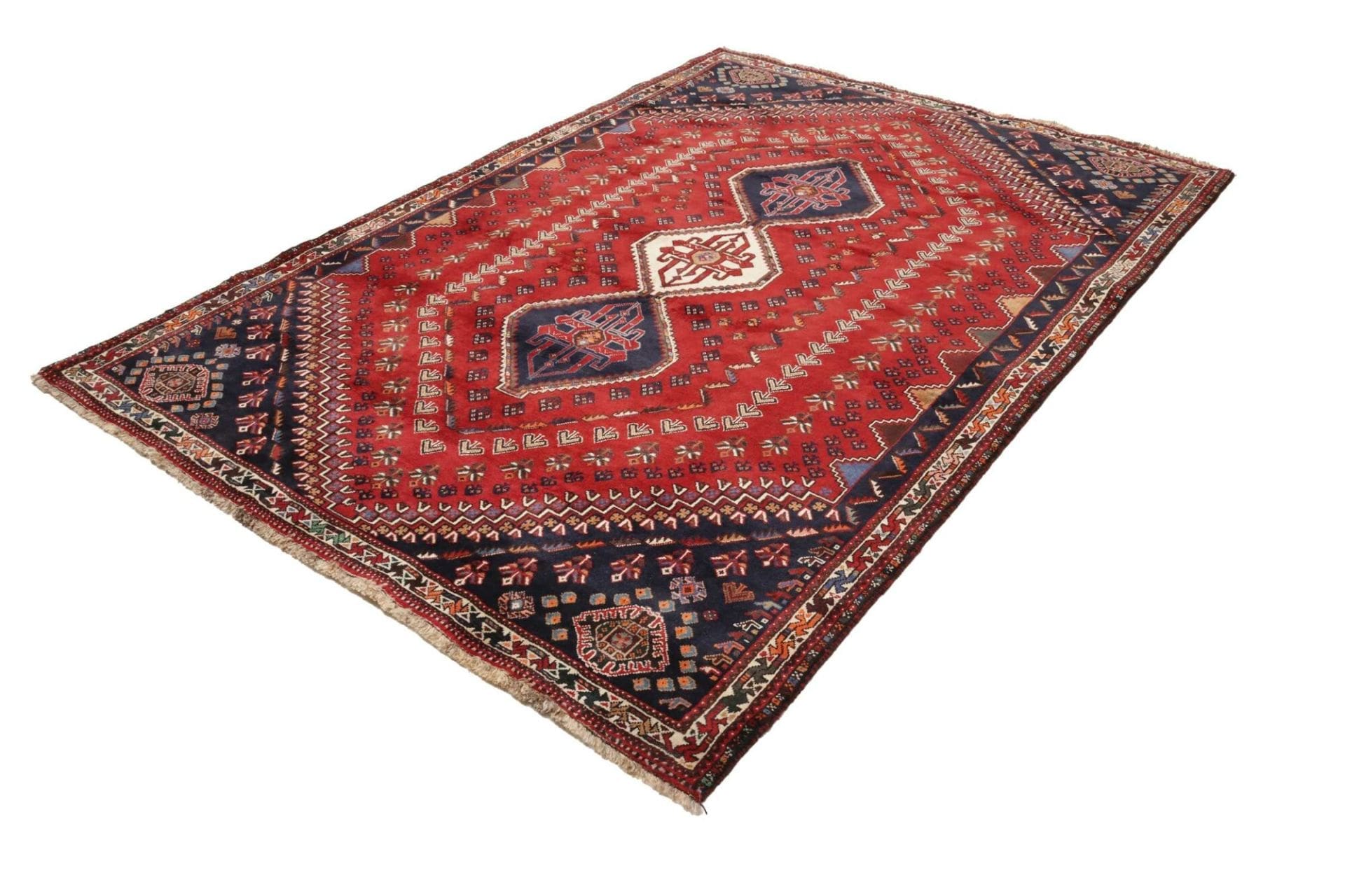 Gashghai Orientteppich 185 x 258 cm – handgeknüpft, Schurwolle
