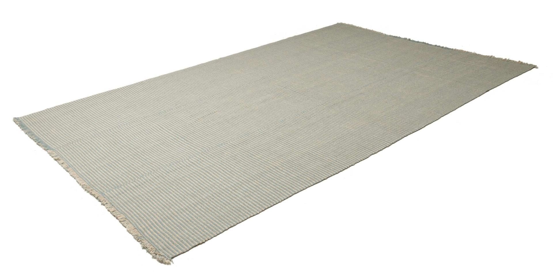 Handgewebter Kelim 217 x 331cm - Rustikales Design, Wolle/Baumwolle