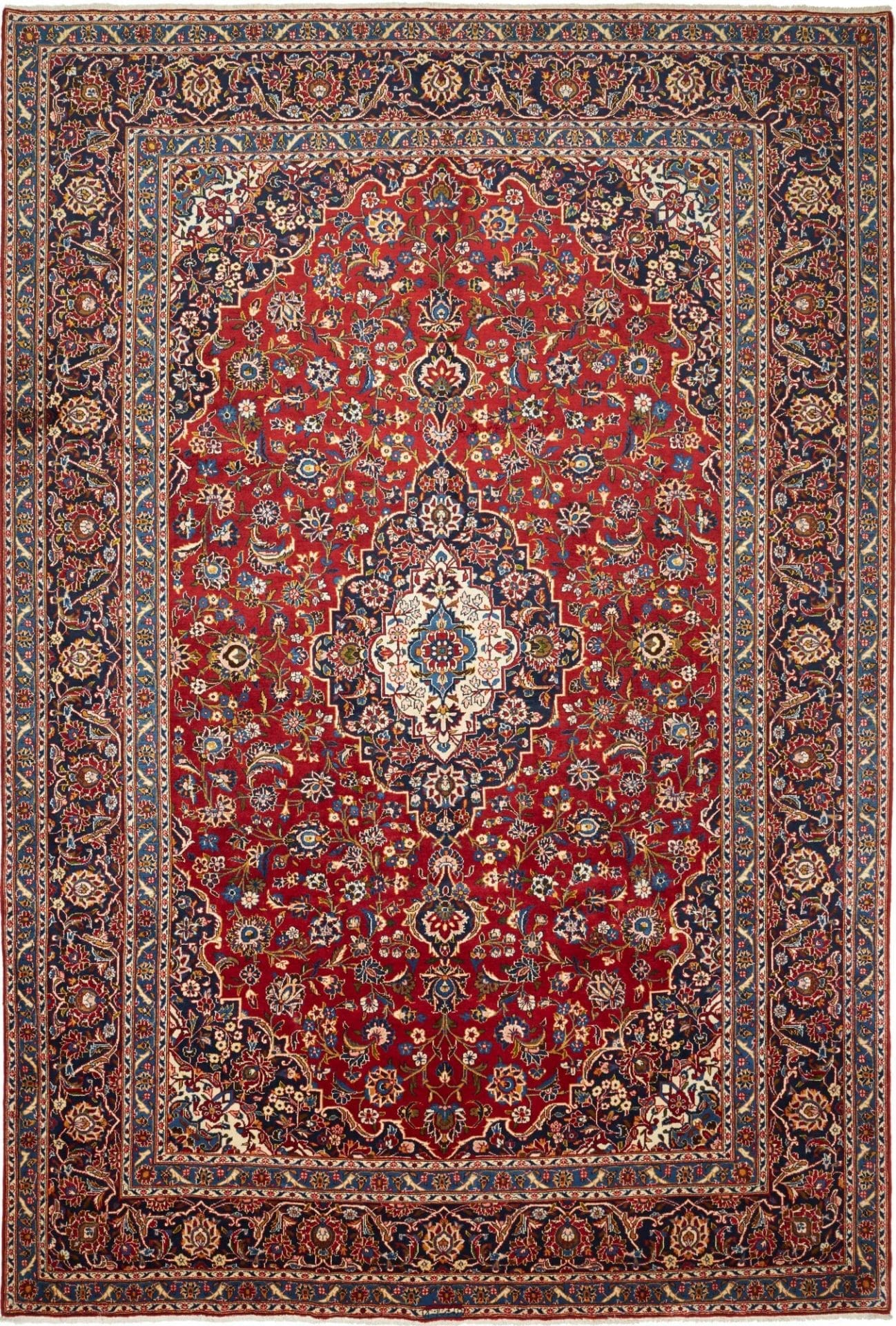 Kashan Teppich 271 x 396 cm – Handgeknüpft, Perserteppich