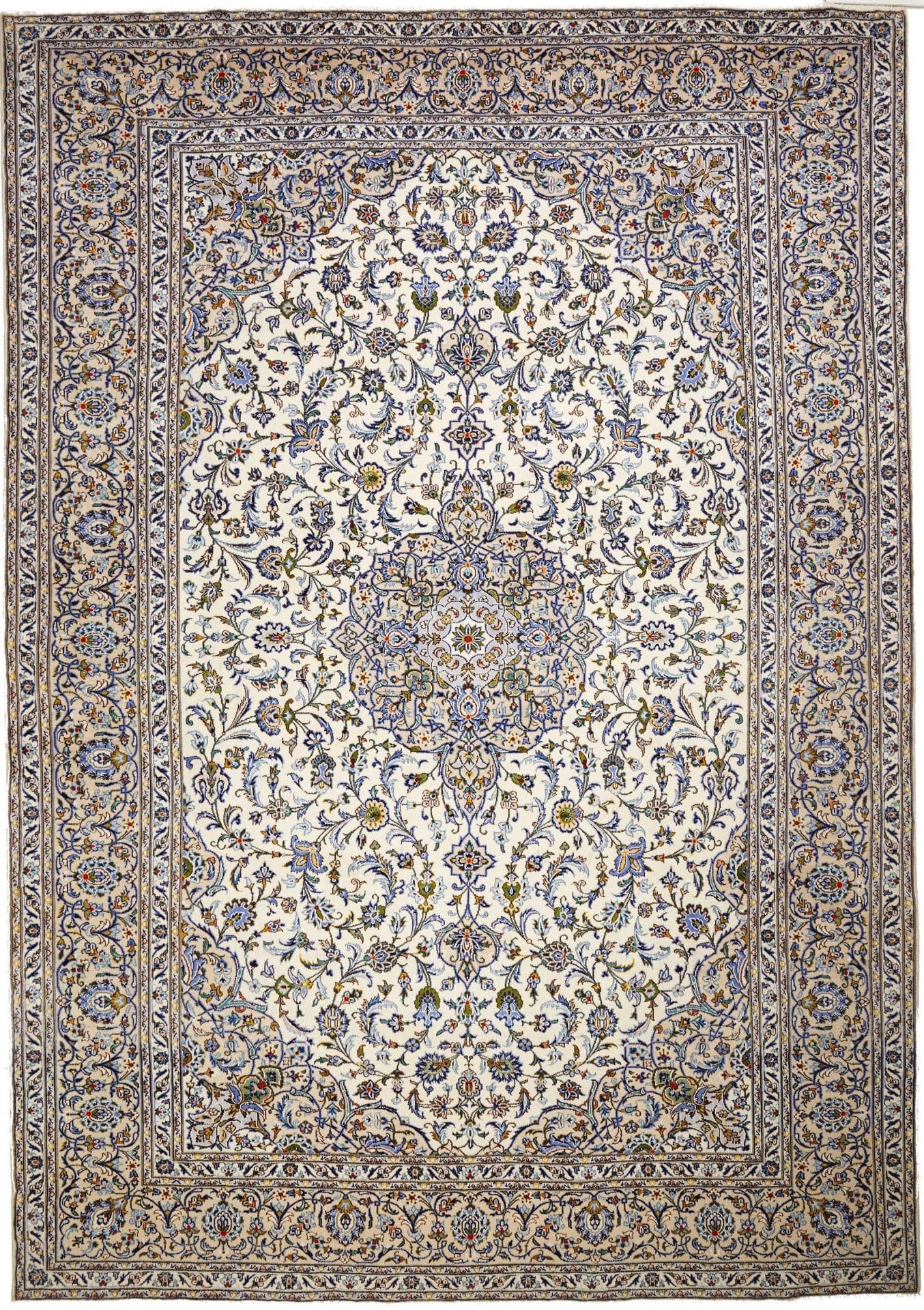 Kashan Teppich 308 x 435cm - Handgeknüpft, Schurwolle, Perserteppich