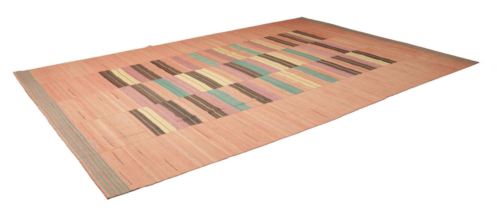 Kelim Neo 260 x 380cm, handgewebt, rustikales Flair, warm und gemütlich