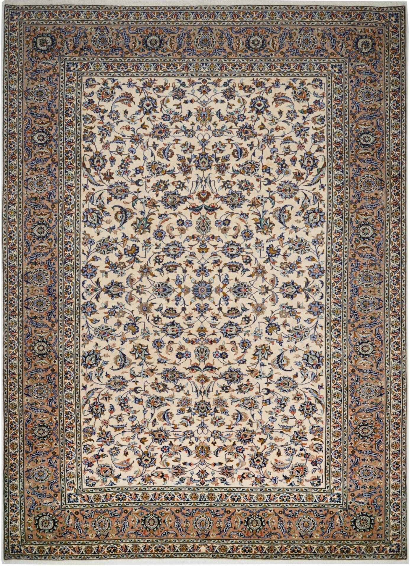 Kashan Teppich 277 x 385 cm - Handgeknüpft, Schurwolle, Perserteppich