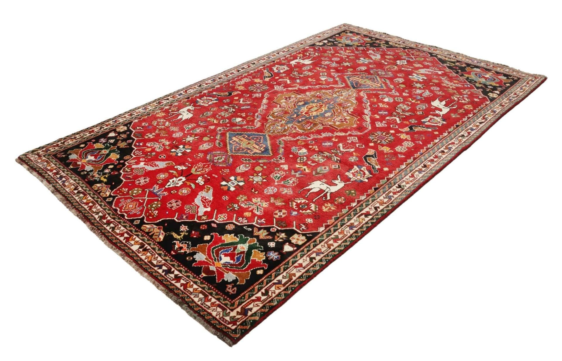 Gashghai Teppich 176 x 282 cm – Handgeknüpft, Wolle, Perserteppich