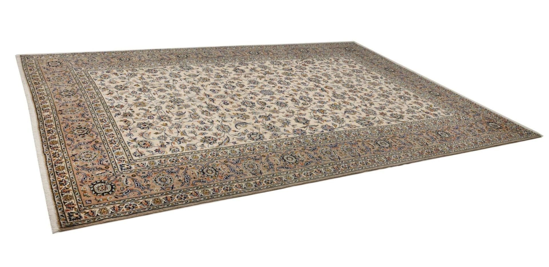 Kashan Teppich 277 x 385 cm - Handgeknüpft, Schurwolle, Perserteppich