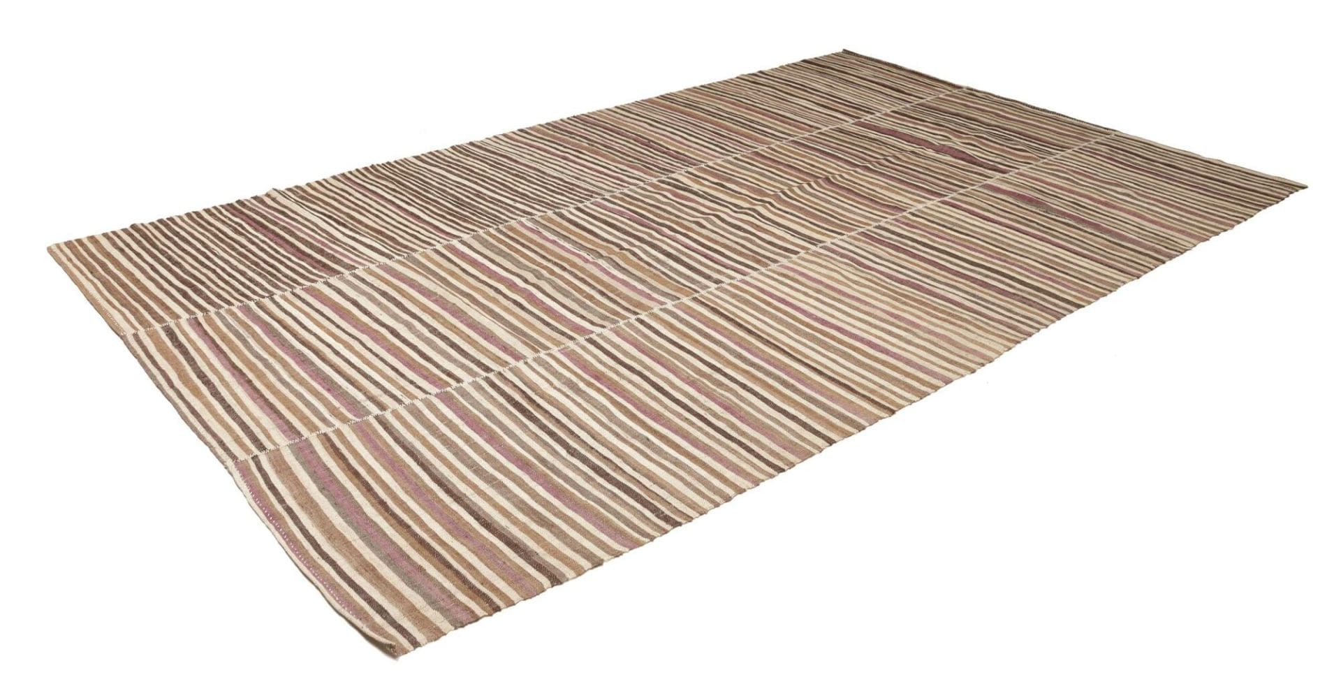 Kelim Mazandra 219 x 347cm – Handgewebt, Rustikaler Stil