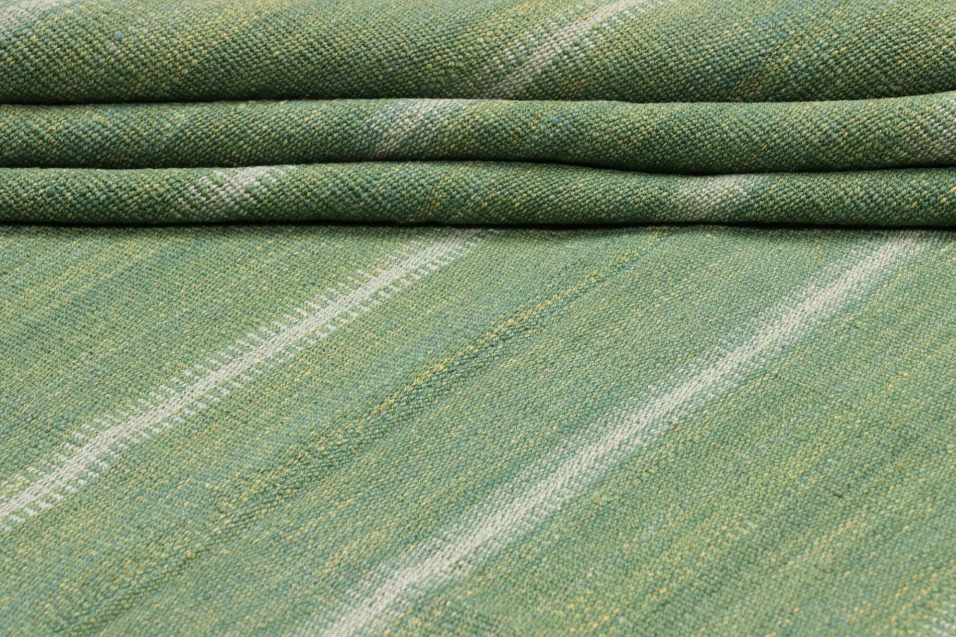 Kelim Teppich 253 x 306 cm, handgewebt, rustikales Flair