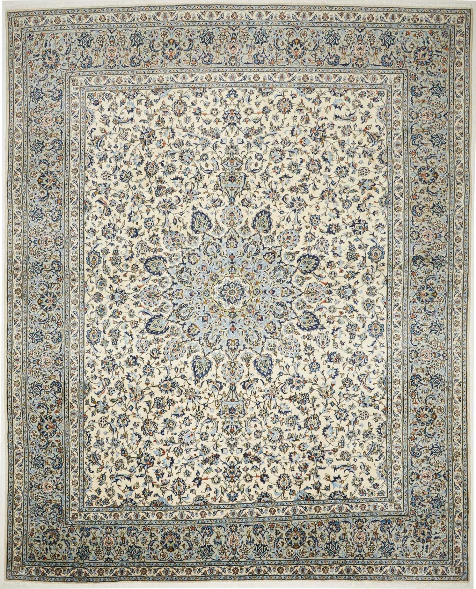 Kashan Teppich 295 x 360cm | Handgeknüpft | Perserteppich