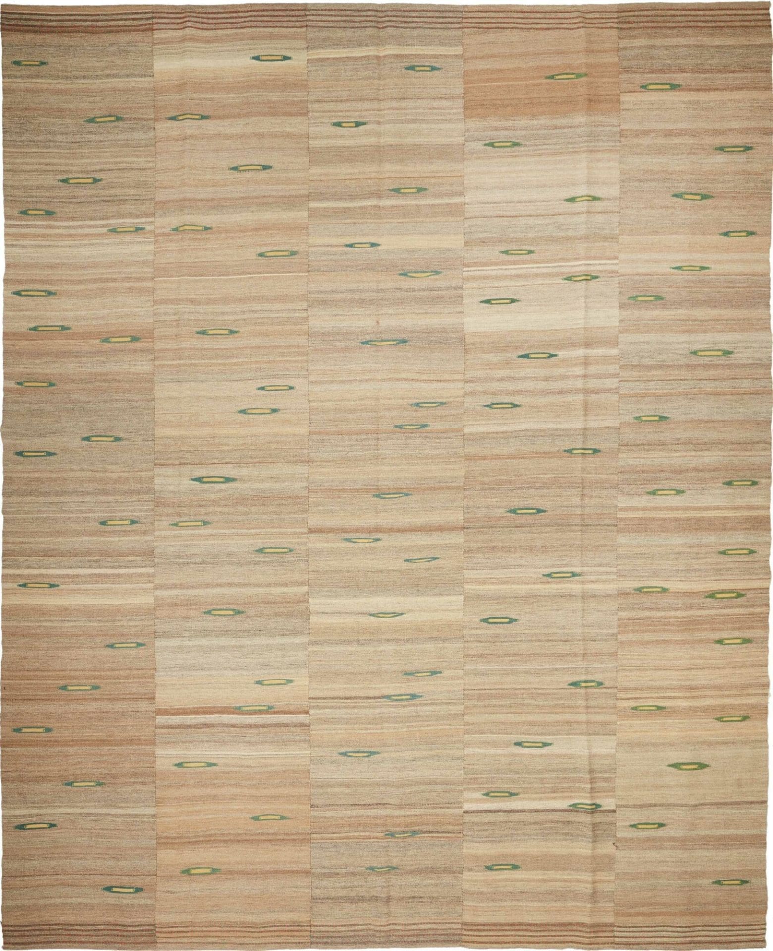 Kelim Neo 280 x 337cm – Handgewebt mit rustikalem Flair