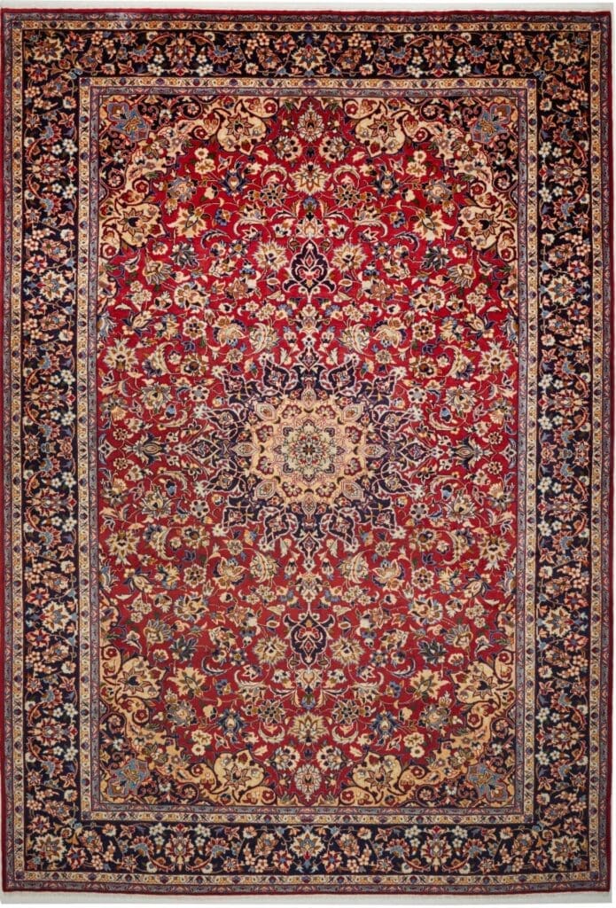 Najafabad Teppich 271 x 390cm, handgeknüpft, Perserteppich
