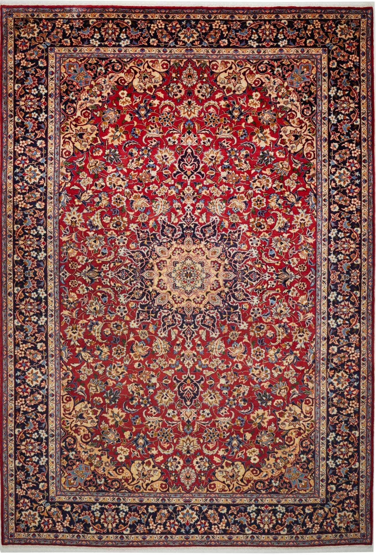 Najafabad Teppich 271 x 390cm, handgeknüpft, Perserteppich