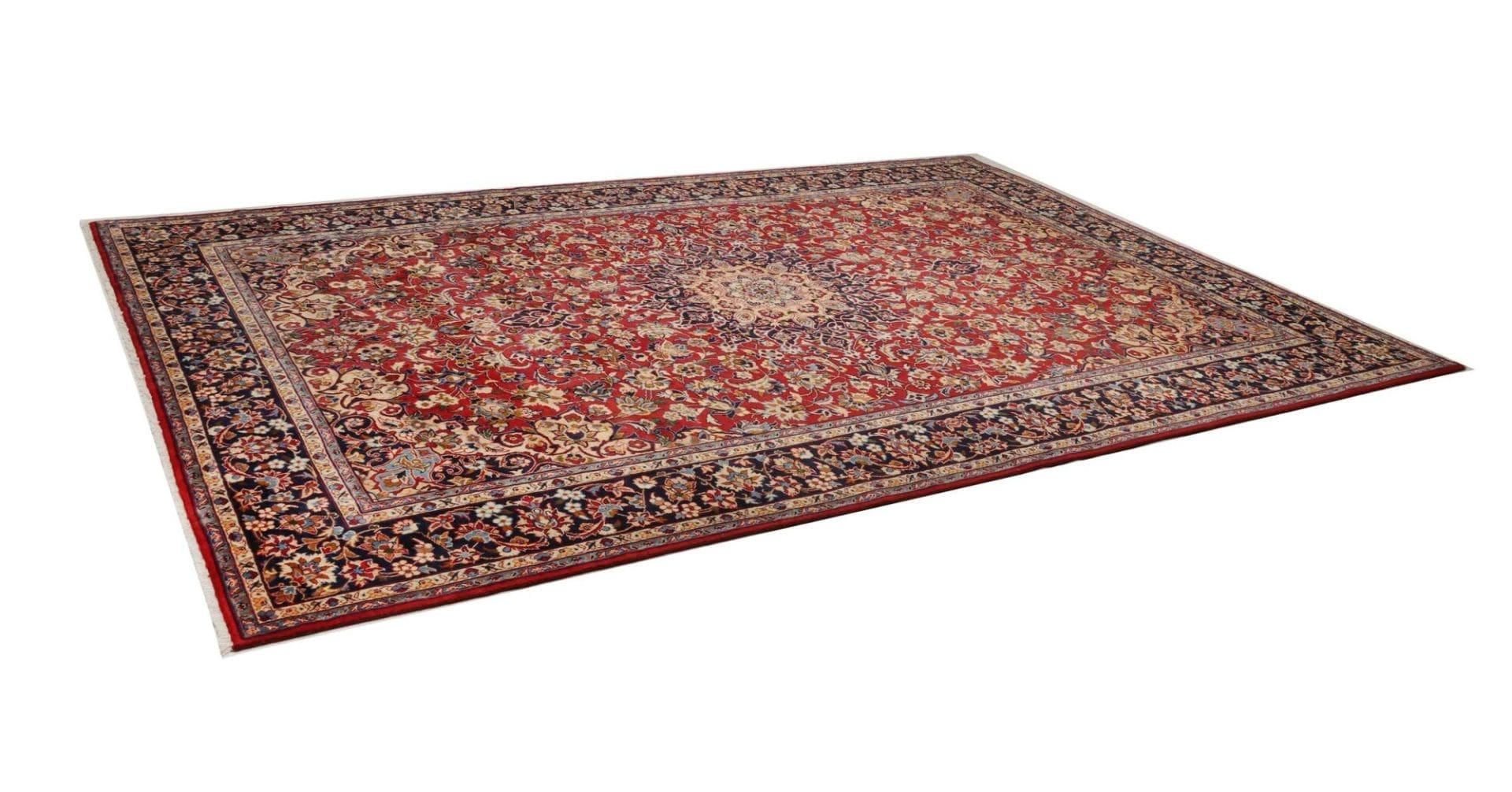 Najafabad Teppich 271 x 390cm, handgeknüpft, Perserteppich
