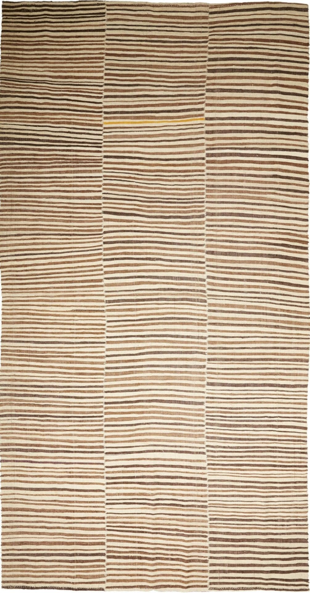 Kelim Mazandra 209 x 395cm, handgewebt, rustikales Flair