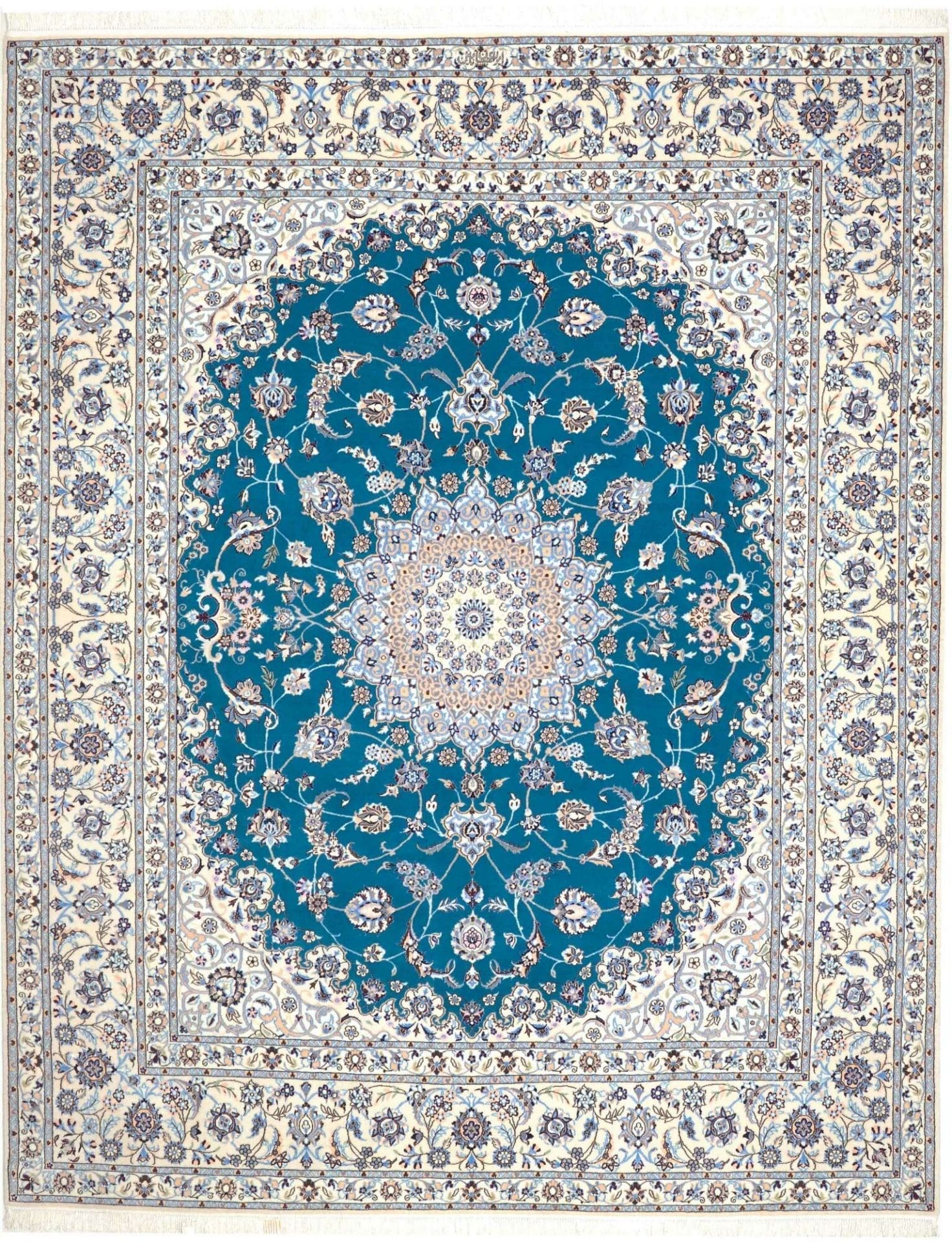 Nain 6La 212 x 261cm | Exklusiver Perserteppich | Handgeknüpft
