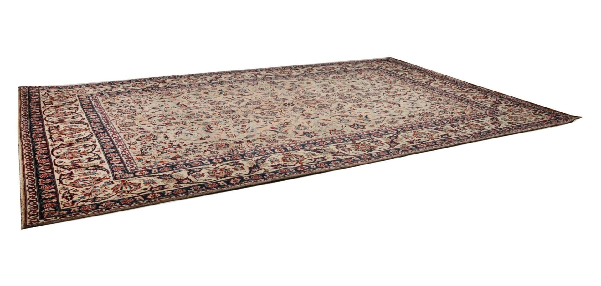 Kashan Teppich 311 x 480cm - Handgeknüpft aus Schurwolle, Perserteppich