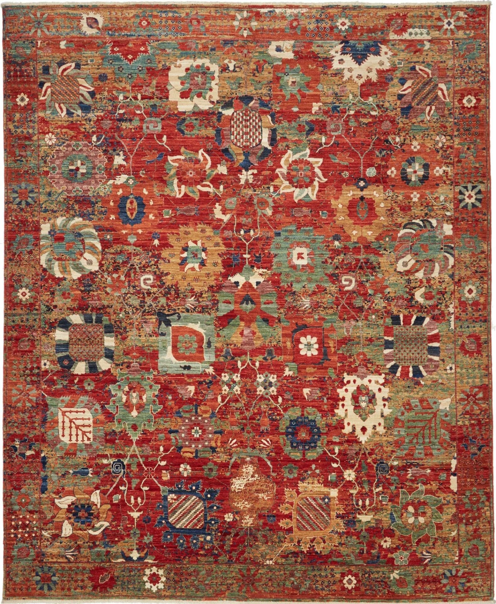 Ziegler Teppich 256 x 307cm, Schurwolle, handgeknüpft, Orientteppich