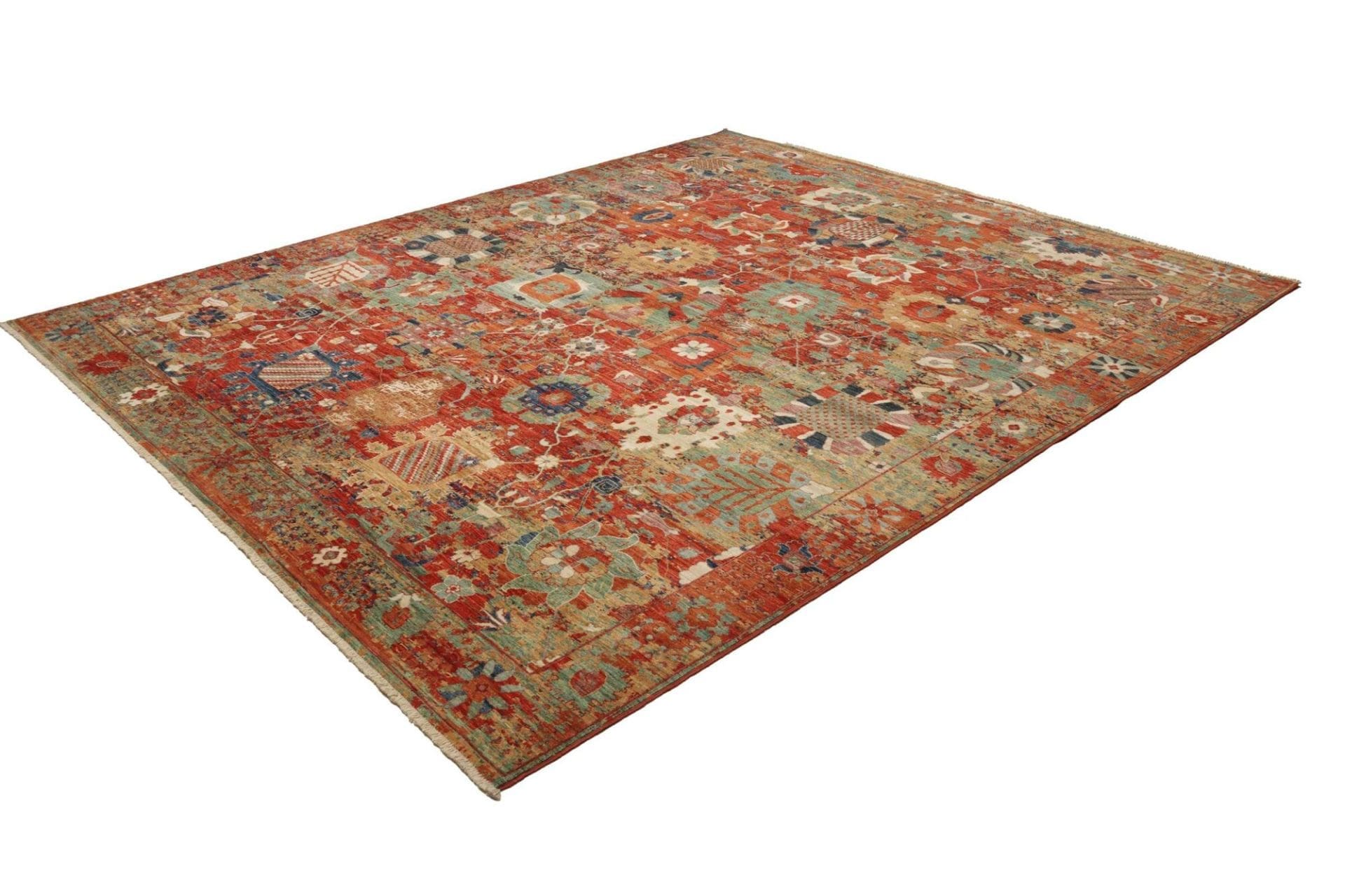 Ziegler Teppich 256 x 307cm, Schurwolle, handgeknüpft, Orientteppich
