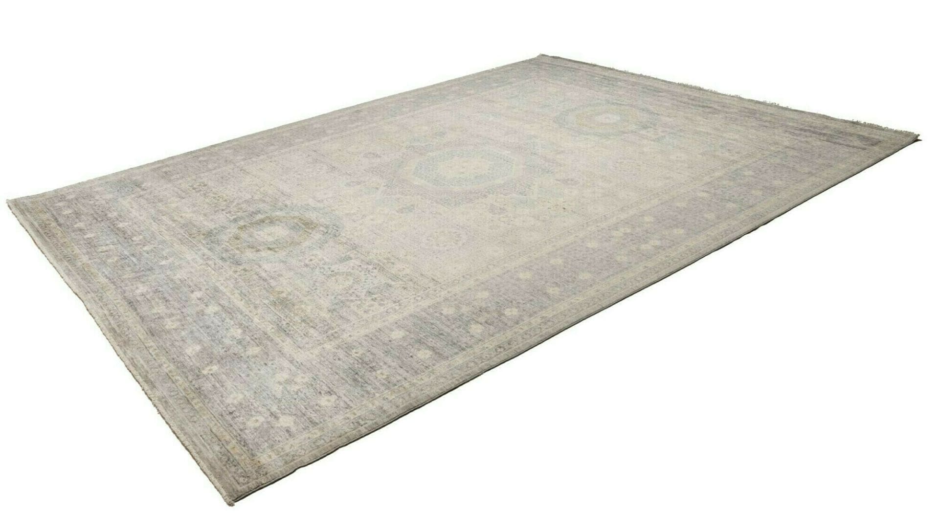 Mamluk Orientteppich 278 x 368 cm, Seide, handgeknüpft