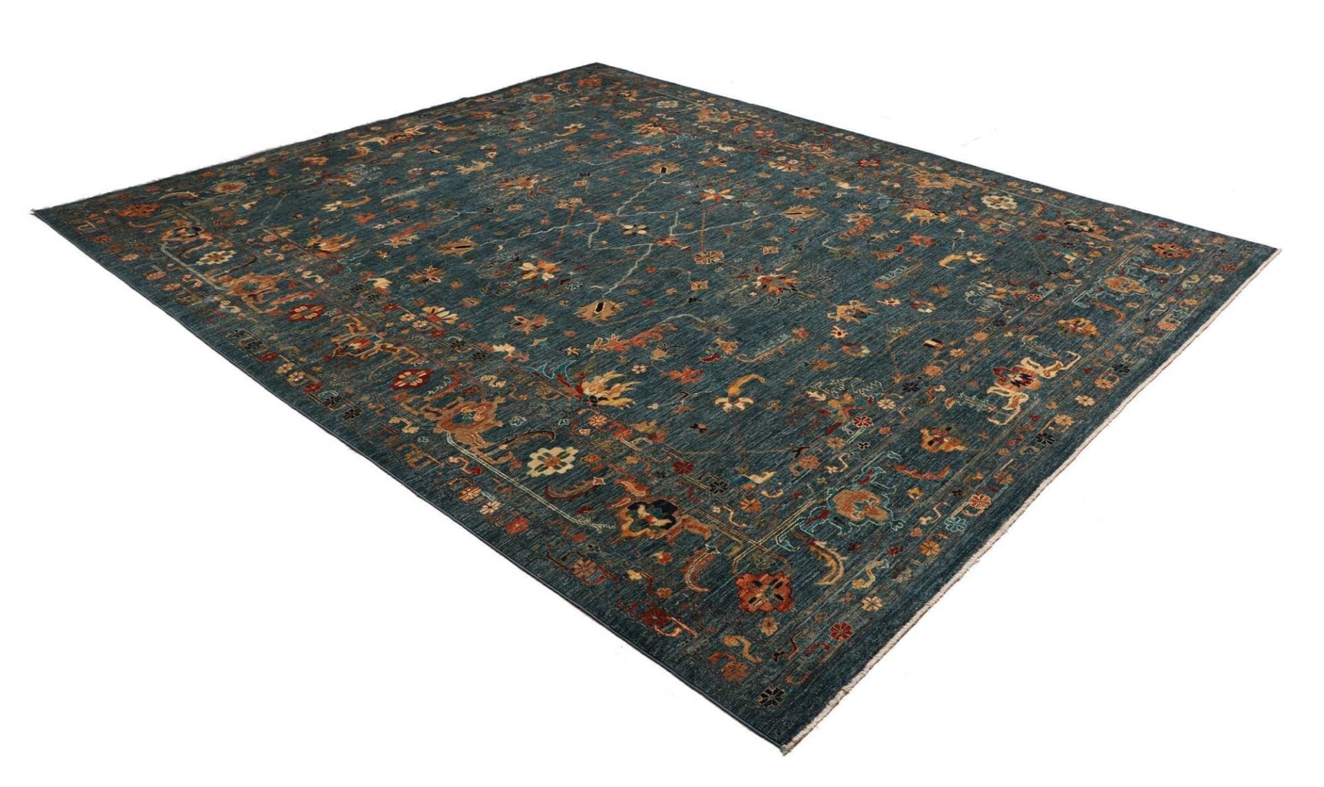 Ziegler Orientteppich 248 x 302cm aus Schurwolle, handgeknüpft