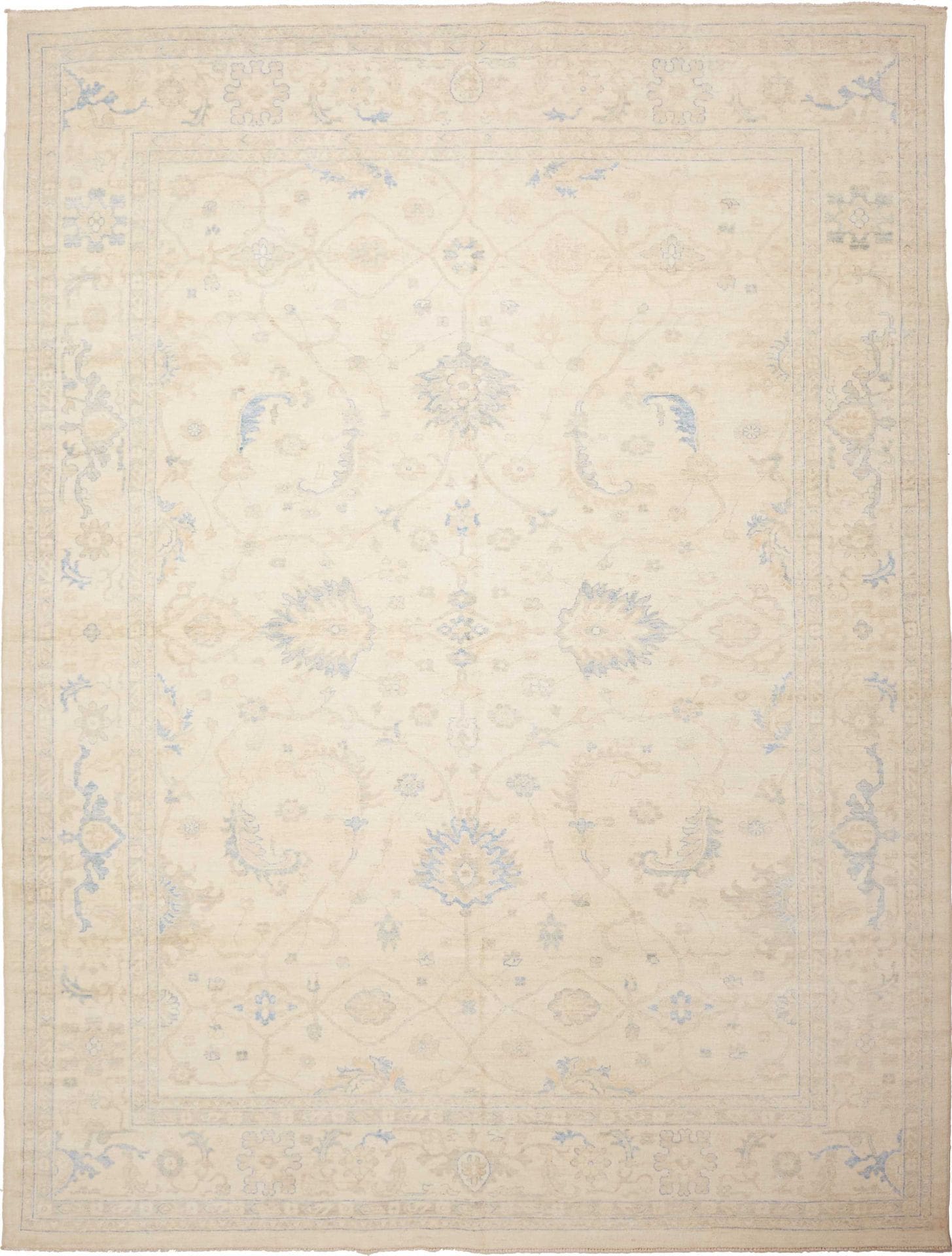 Ziegler Teppich 279 x 365 cm aus Schurwolle, handgeknüpft Orientteppich