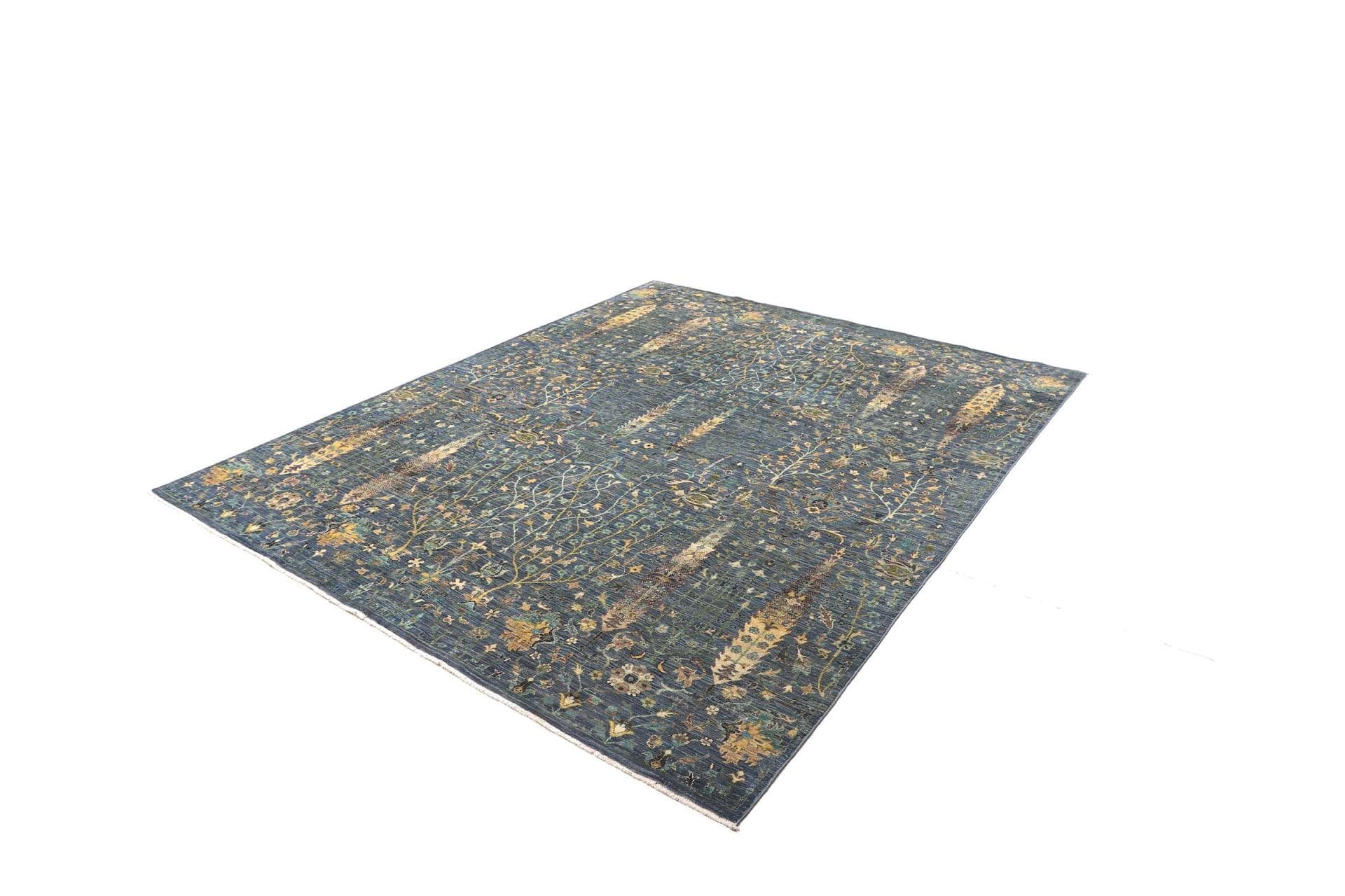 Samarkand Orientteppich 205 x 247 cm, Handgeknüpft, Wolle