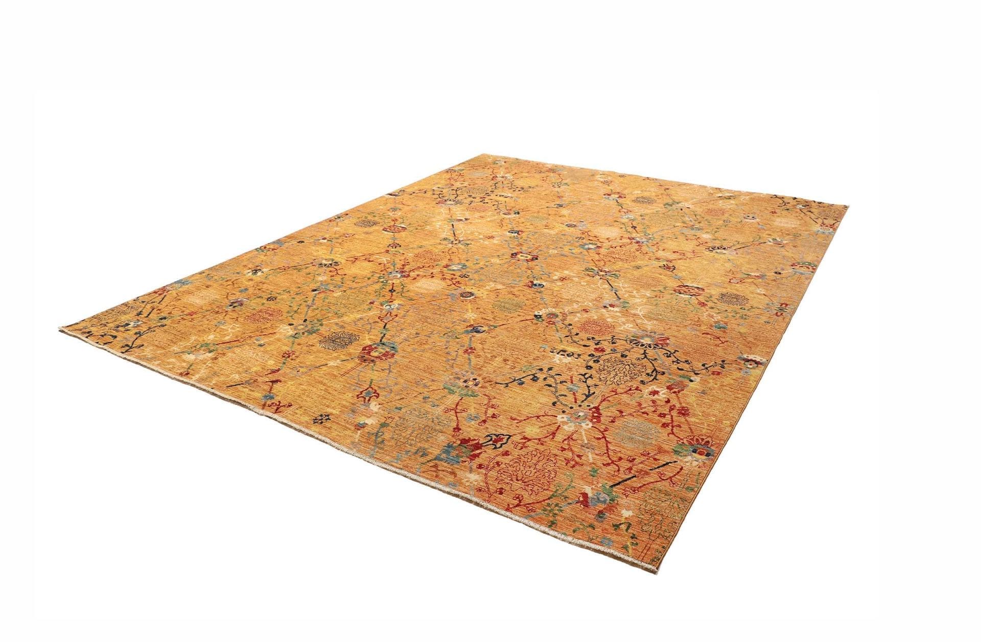 Orientteppich Samarkand 253 x 304 cm aus Schurwolle, handgeknüpft