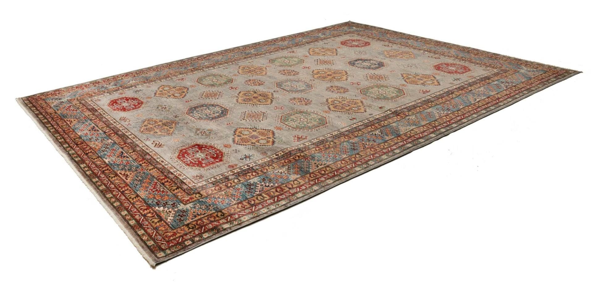 Kazak Teppich 280 x 374 cm | Handgeknüpft | Schurwolle Orientteppich