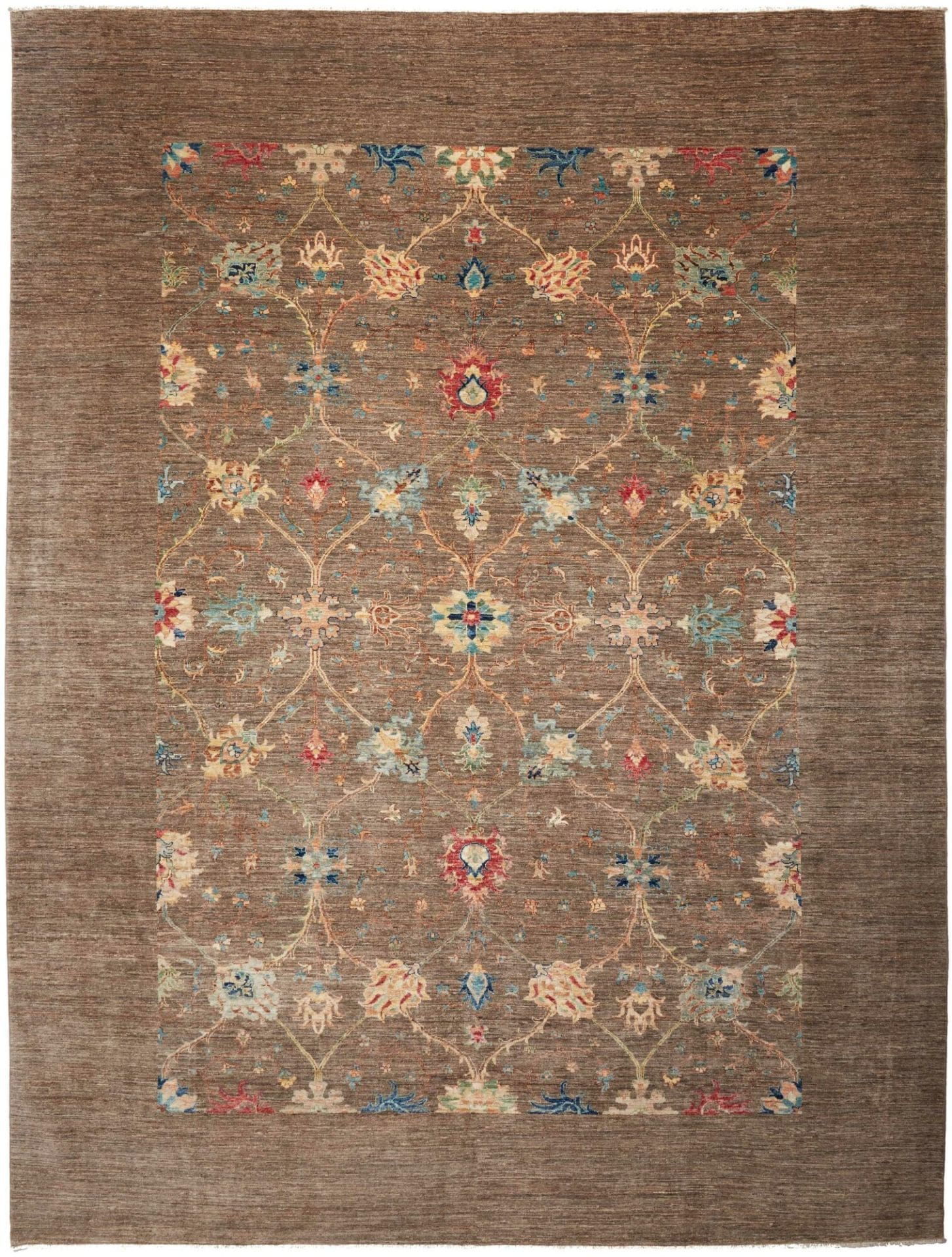 Ziegler Orientteppich 278 x 363cm aus Schurwolle, handgeknüpft
