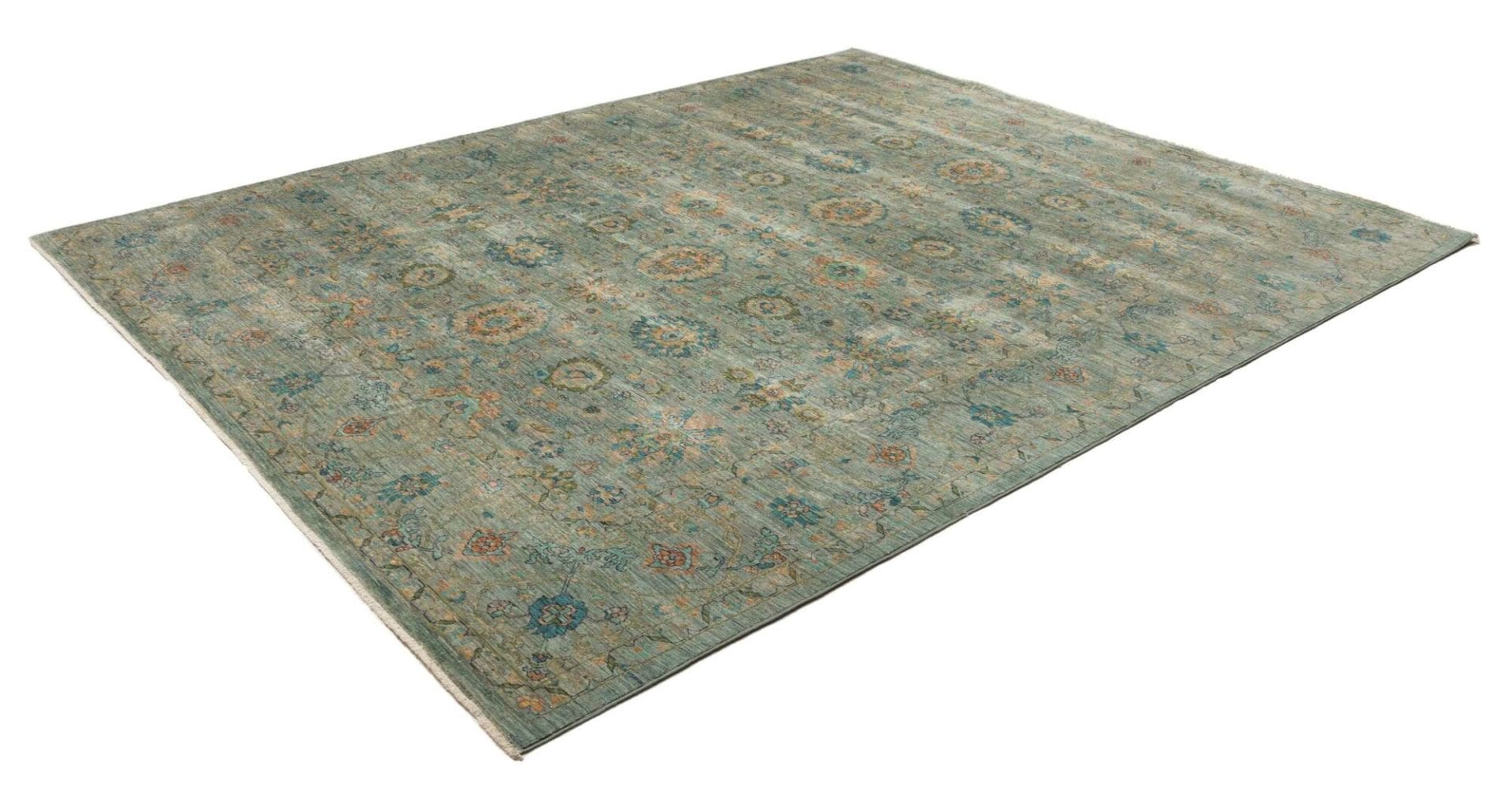 Samarkand Orientteppich 250 x 300cm, handgeknüpft, Wolle, bunt